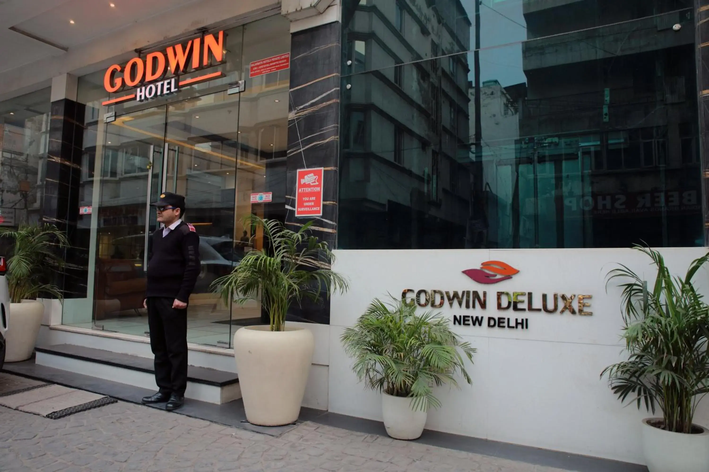 Facade/entrance, Property Logo/Sign in Hotel GODWIN DELUXE - New Delhi Railway Station - Paharganj