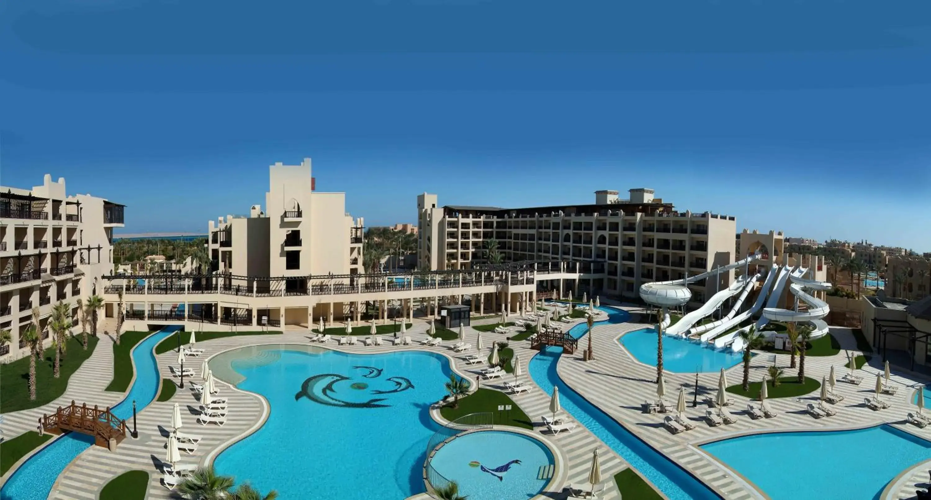 Aqua park, Pool View in Steigenberger Aqua Magic Red Sea