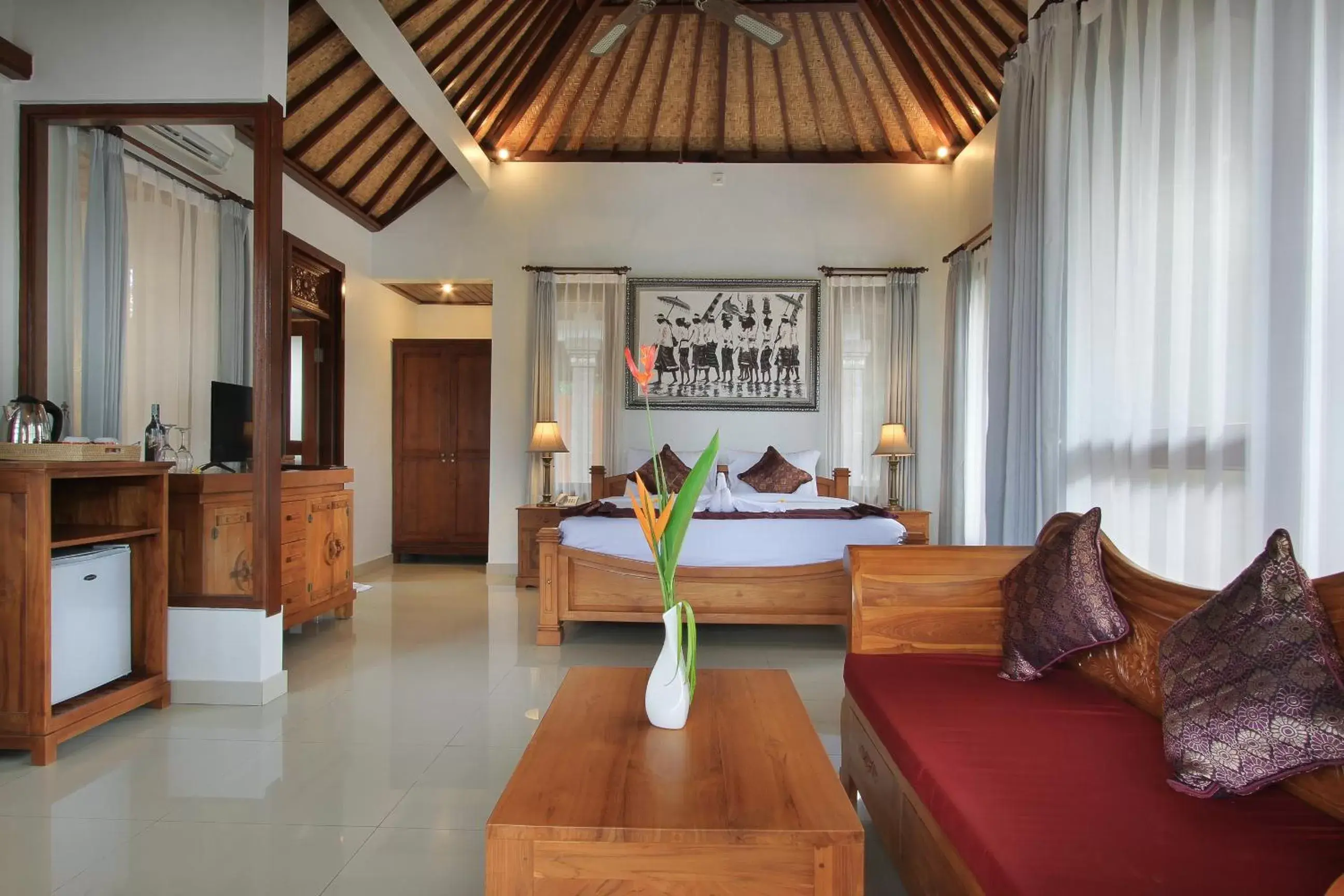 Living room in Ketut's Place Villas Ubud