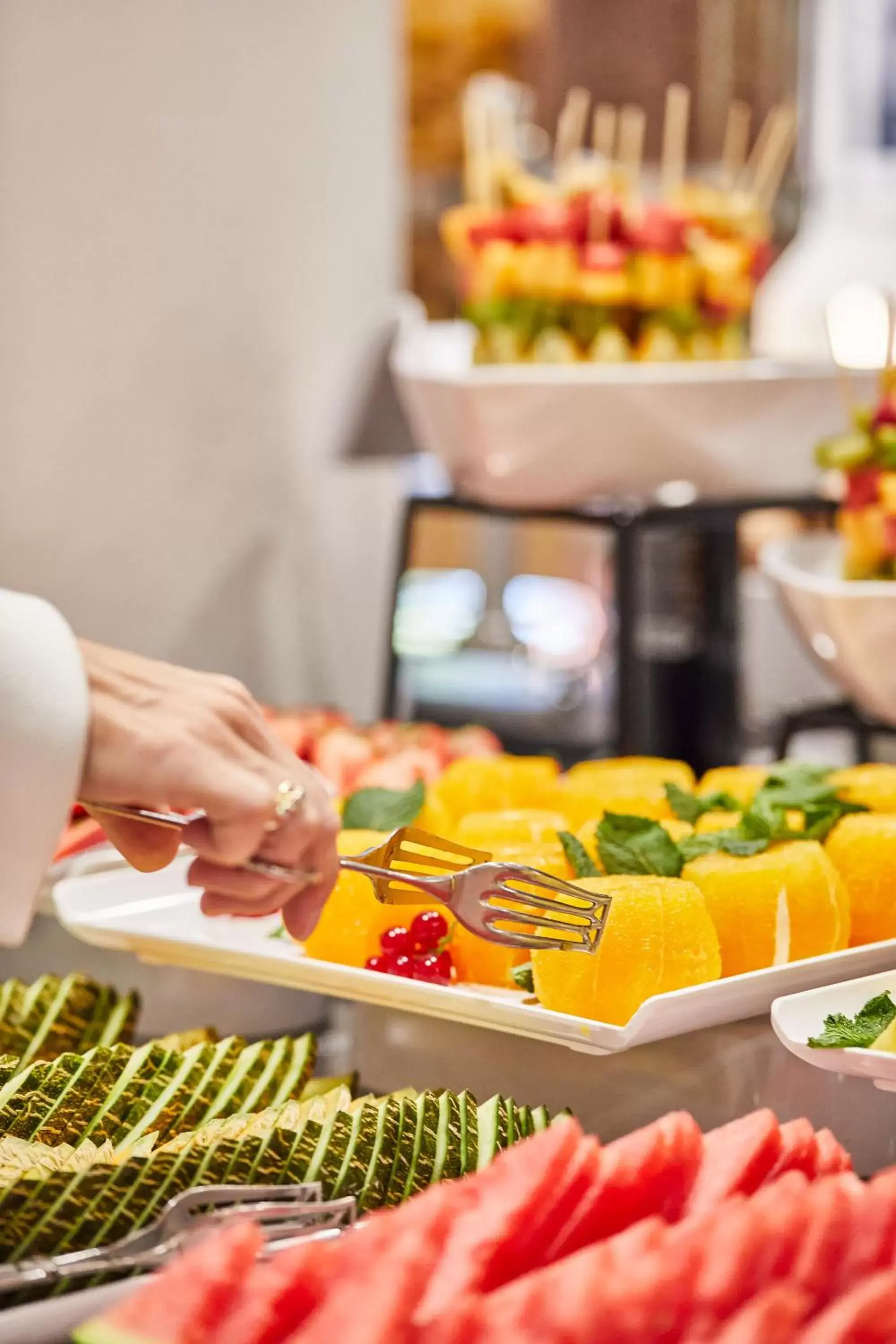 Food close-up in Hotel Silken Amara Plaza