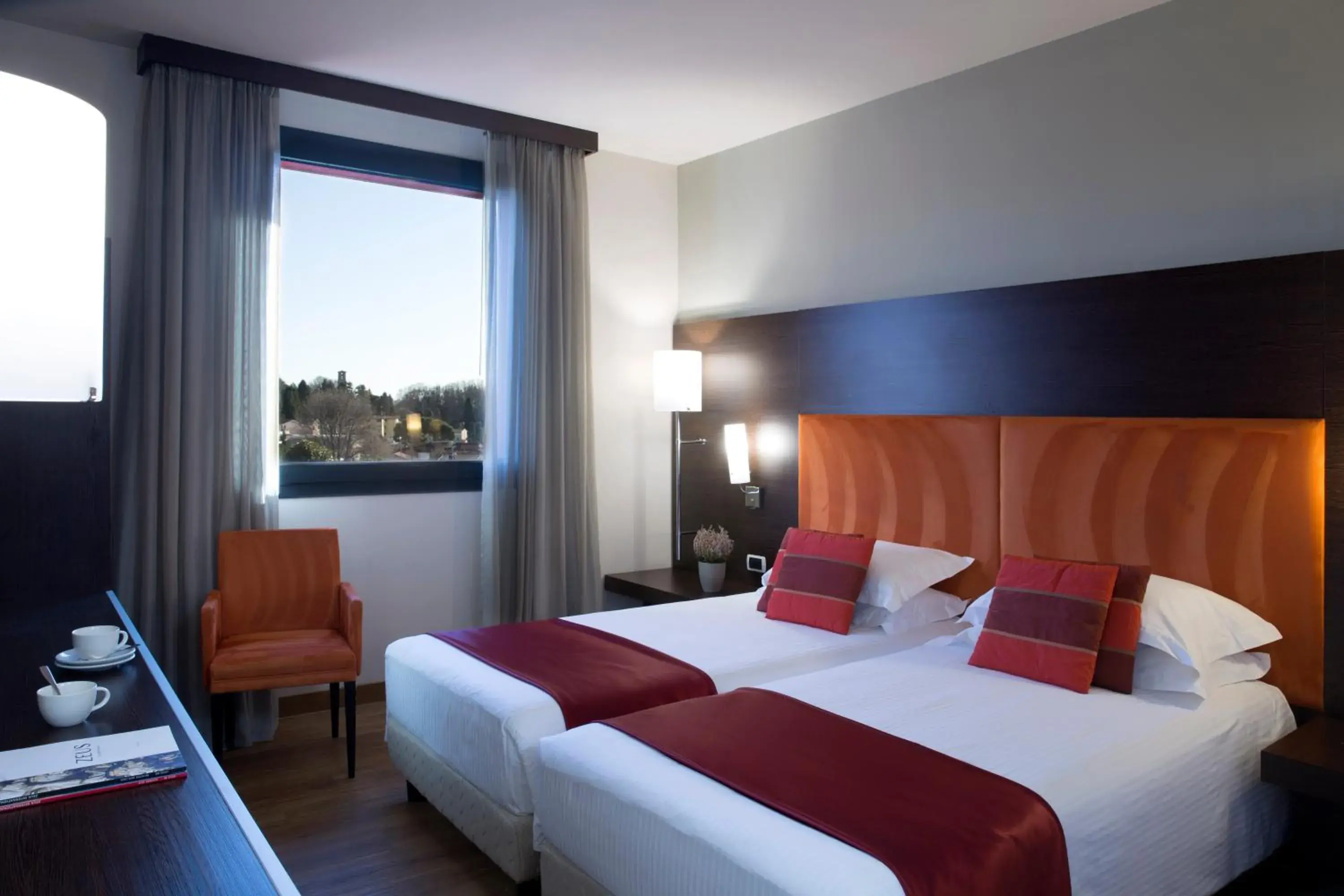 View (from property/room), Bed in Dolce by Wyndham Milan Malpensa