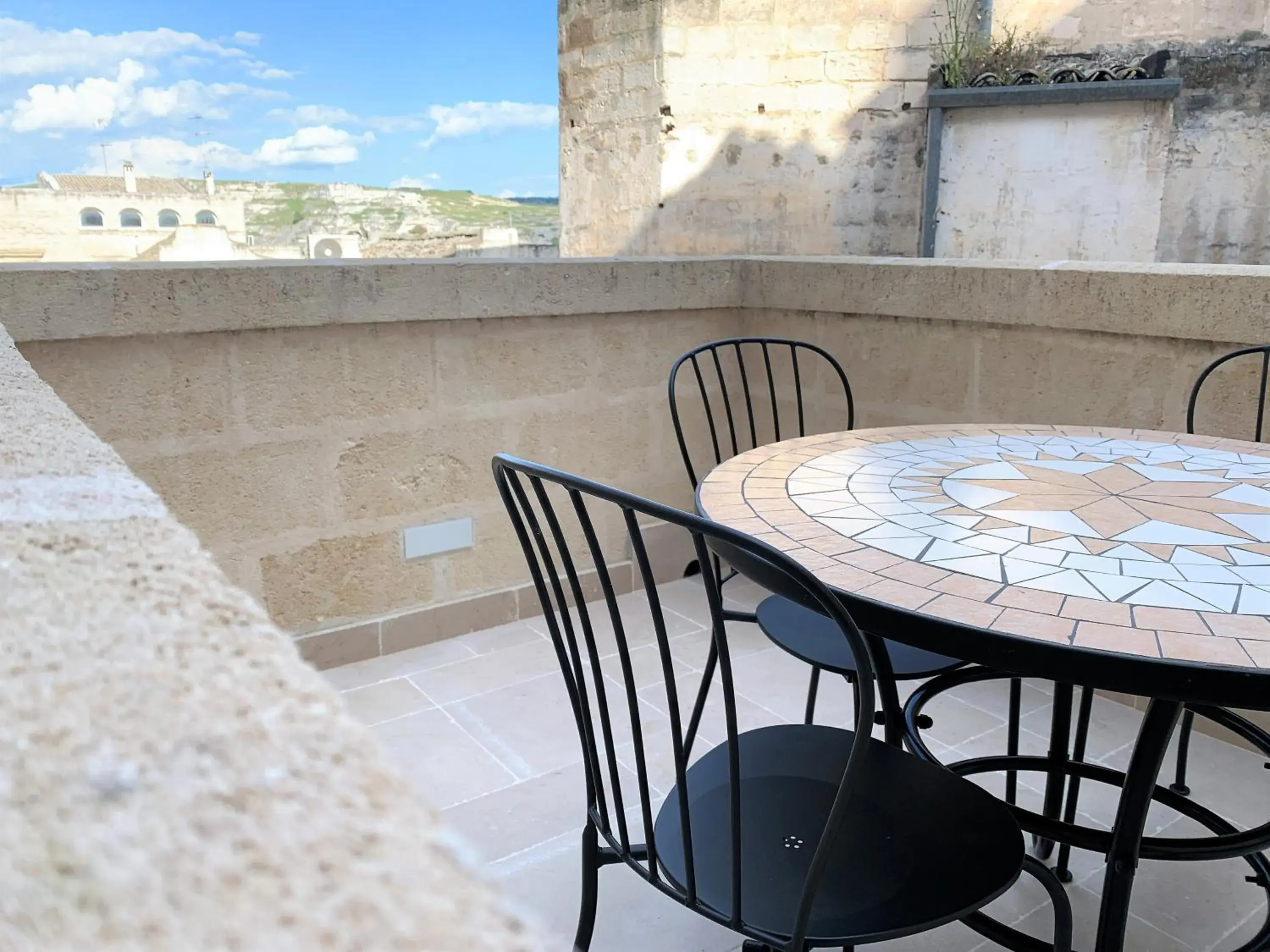 Balcony/Terrace in Albergo Del Sedile