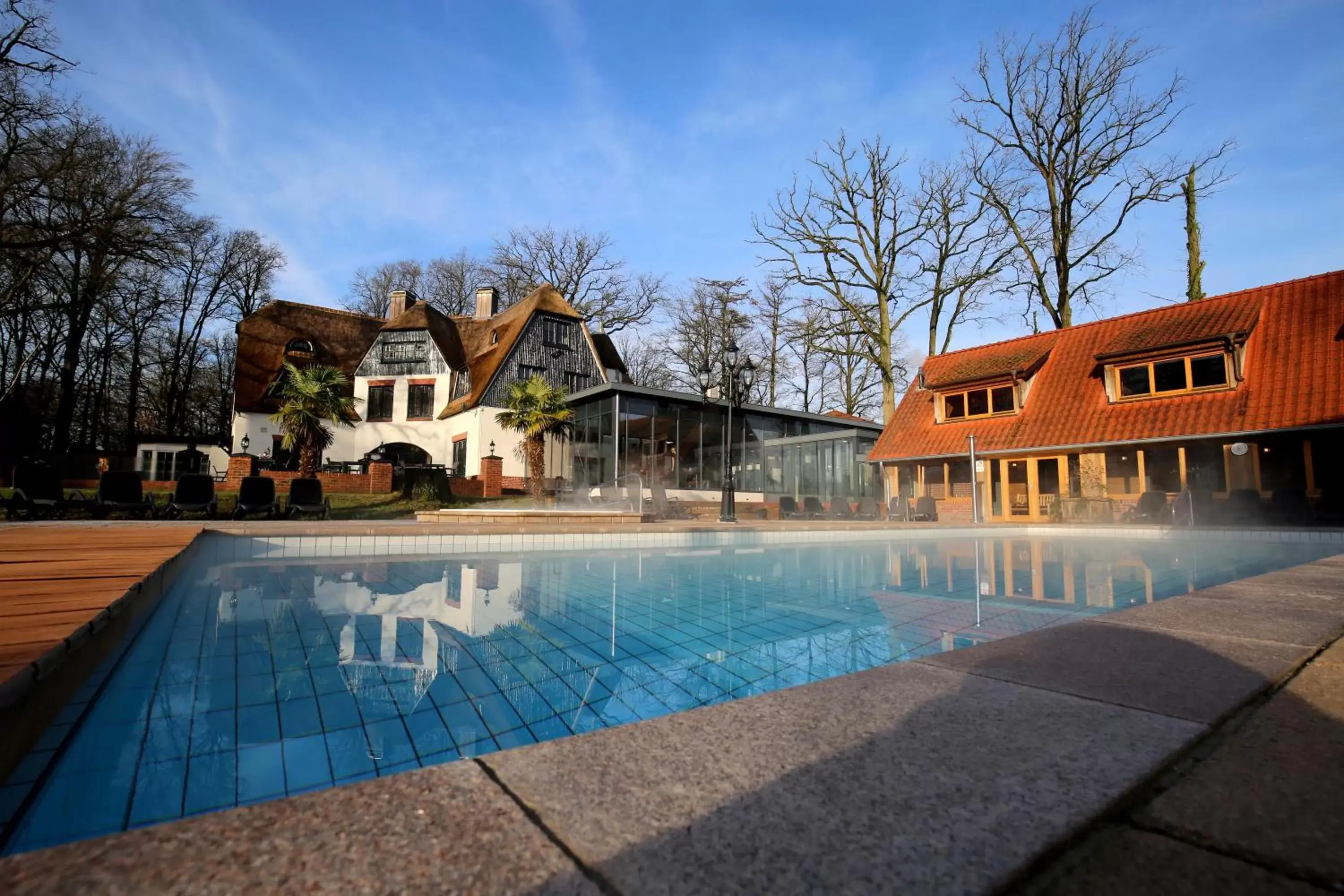 Garden view, Swimming Pool in Huize Hölterhof Wellness Hotel Restaurant