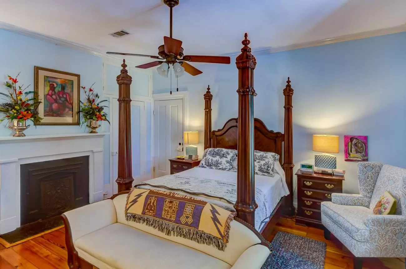 Bed in Steele Cottage