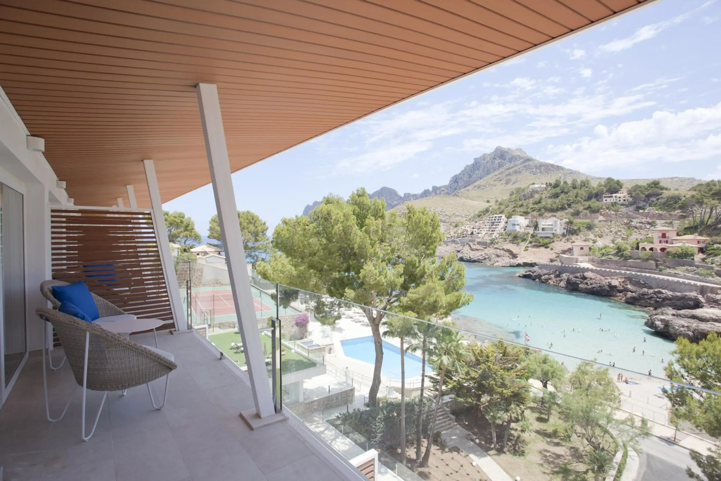 Balcony/Terrace, Pool View in Grupotel Molins