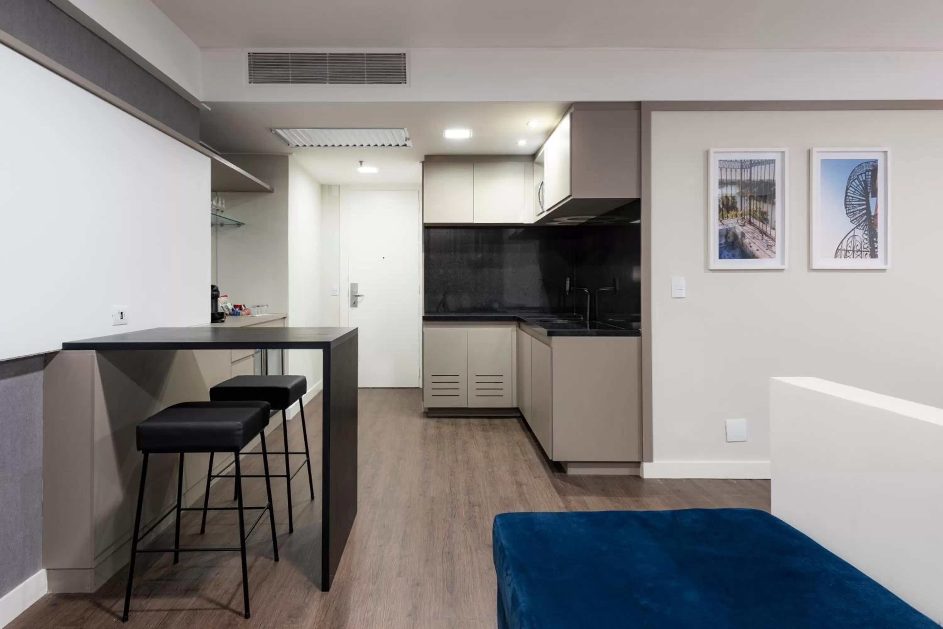 Kitchen or kitchenette in Monreale Plus Midtown Campinas
