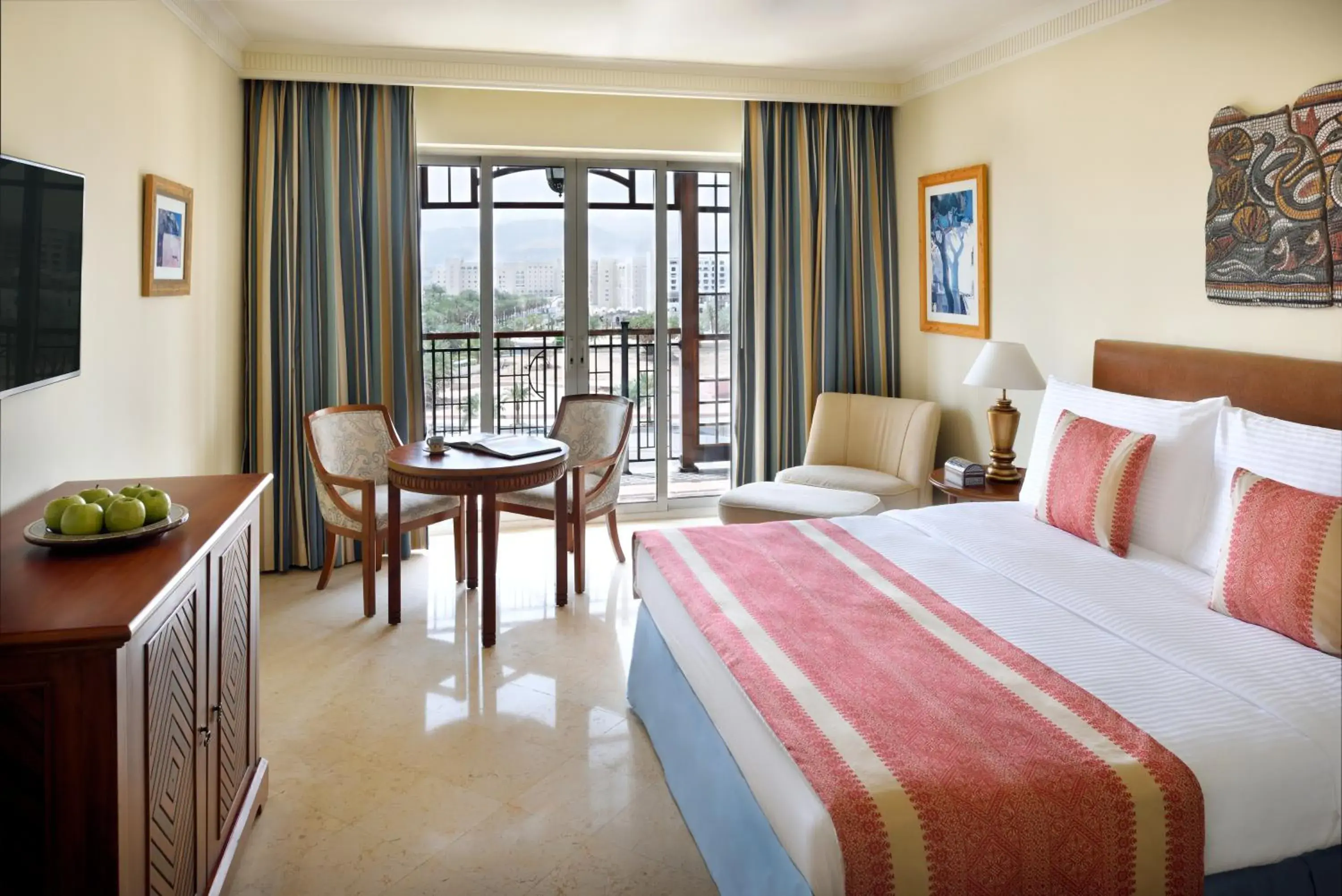 Bed in Movenpick Resort & Residences Aqaba