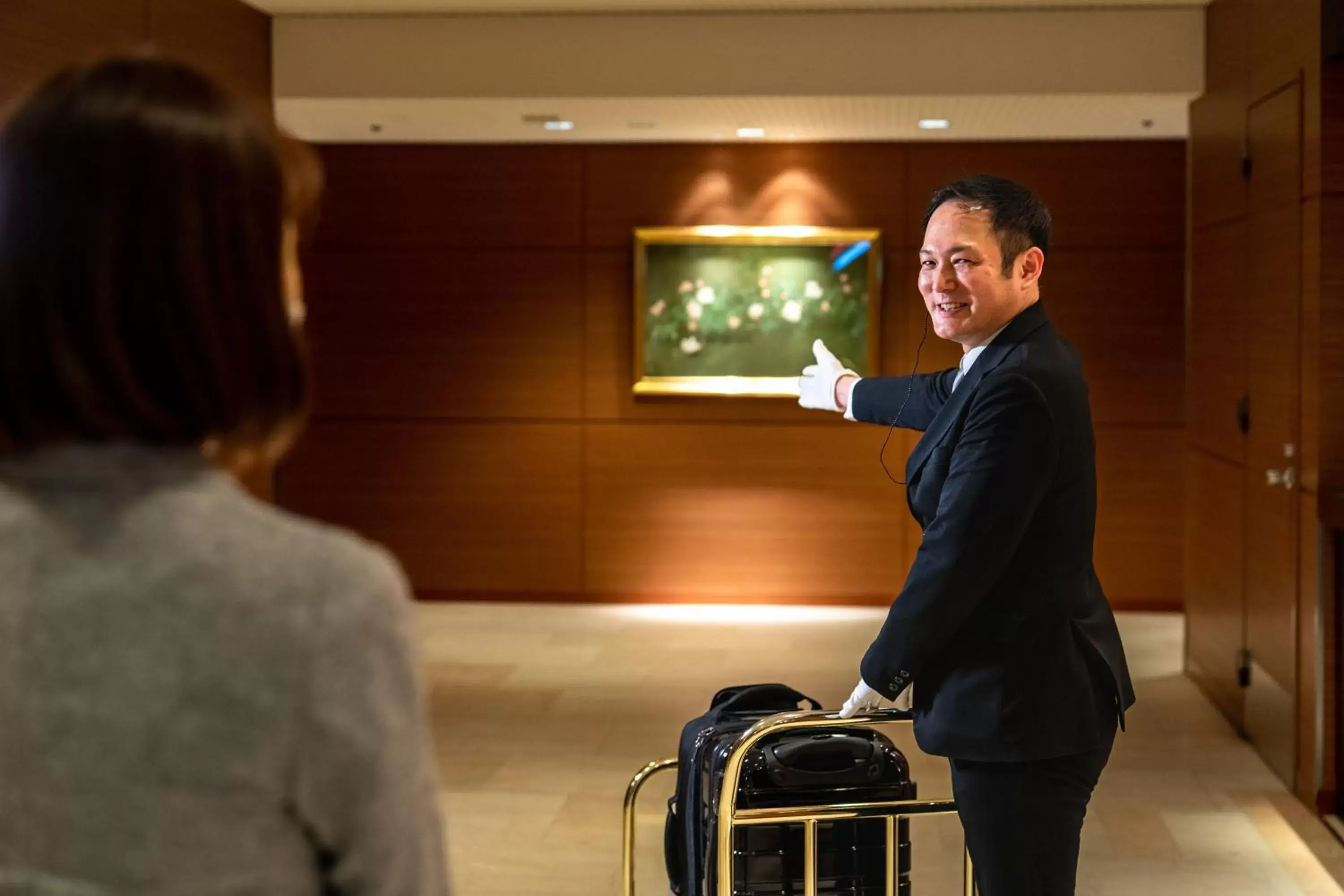 Lobby or reception in Hotel Nikko Osaka Lobby or reception in Hotel Nikko Osaka