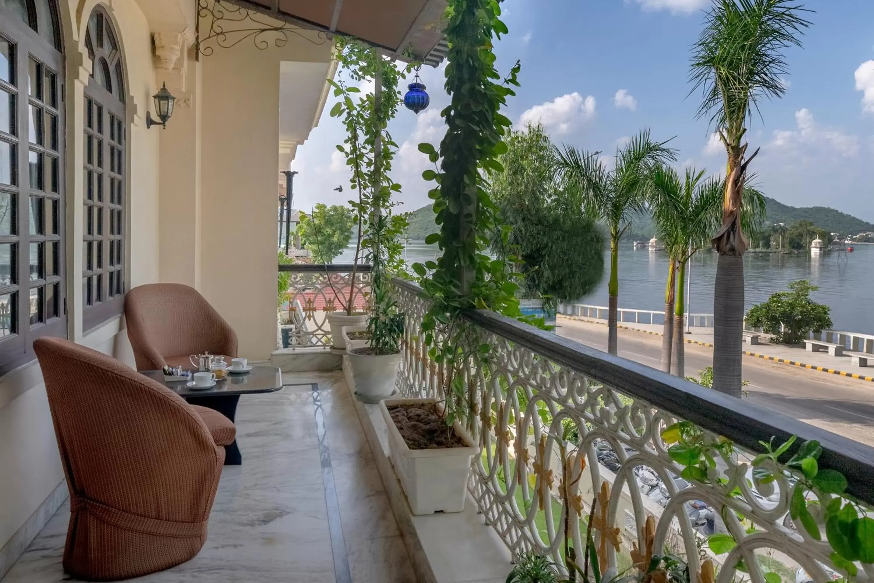 Balcony/Terrace in Panna Vilas - A Lake Facing Boutique Hotel