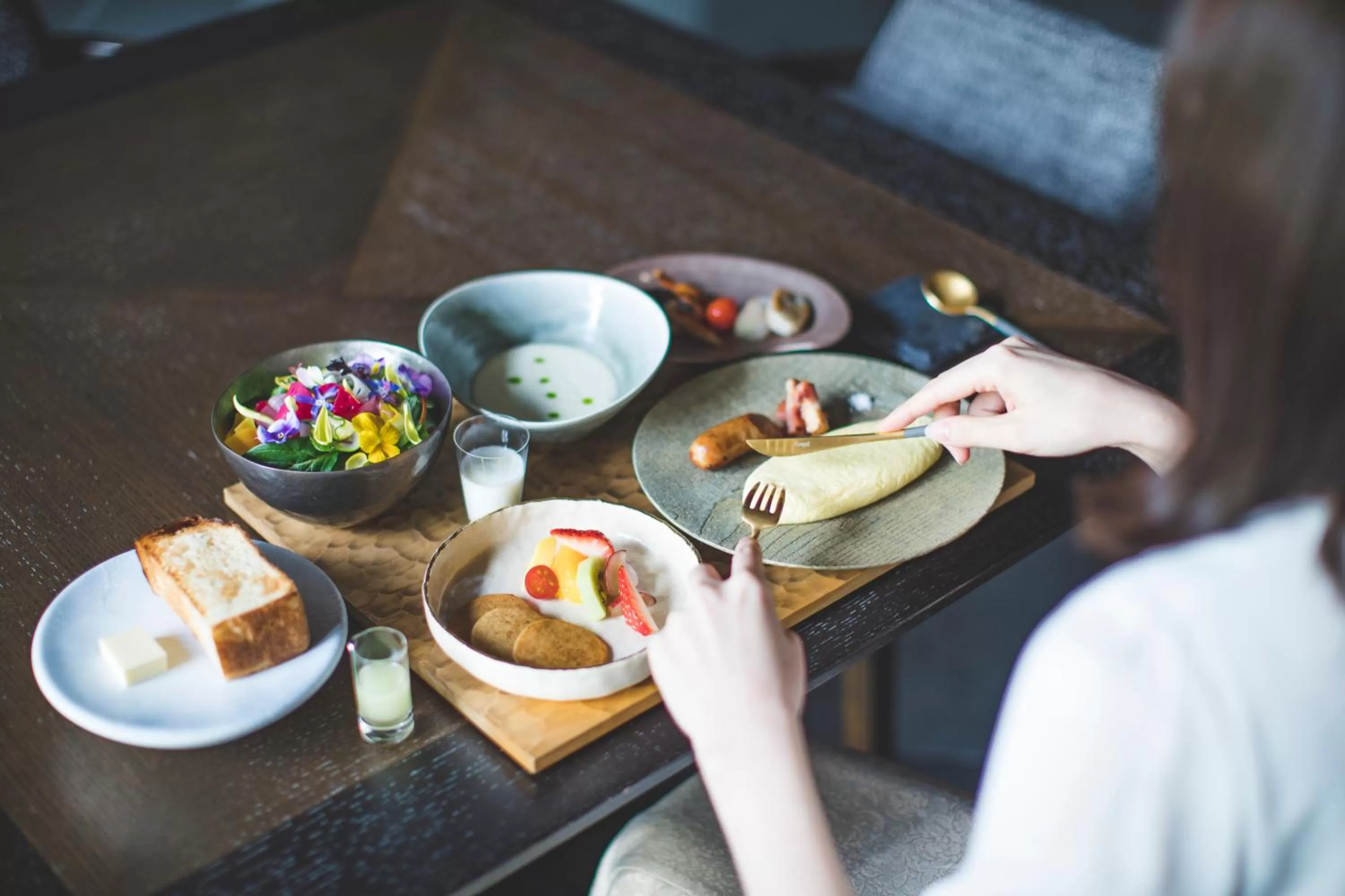Breakfast in Garrya Nijo Castle Kyoto