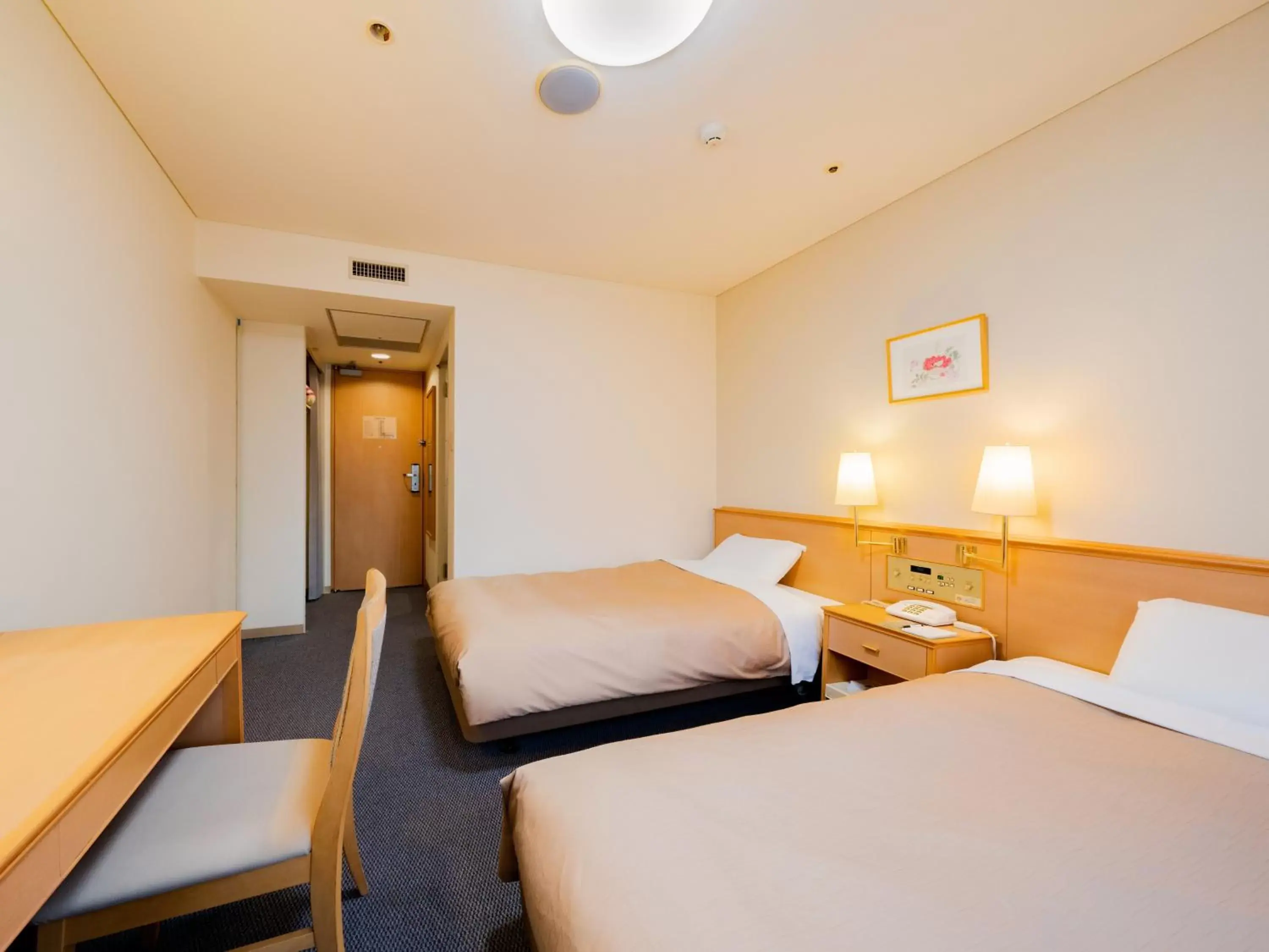 Bed in Hotel Grand Terrace Obihiro