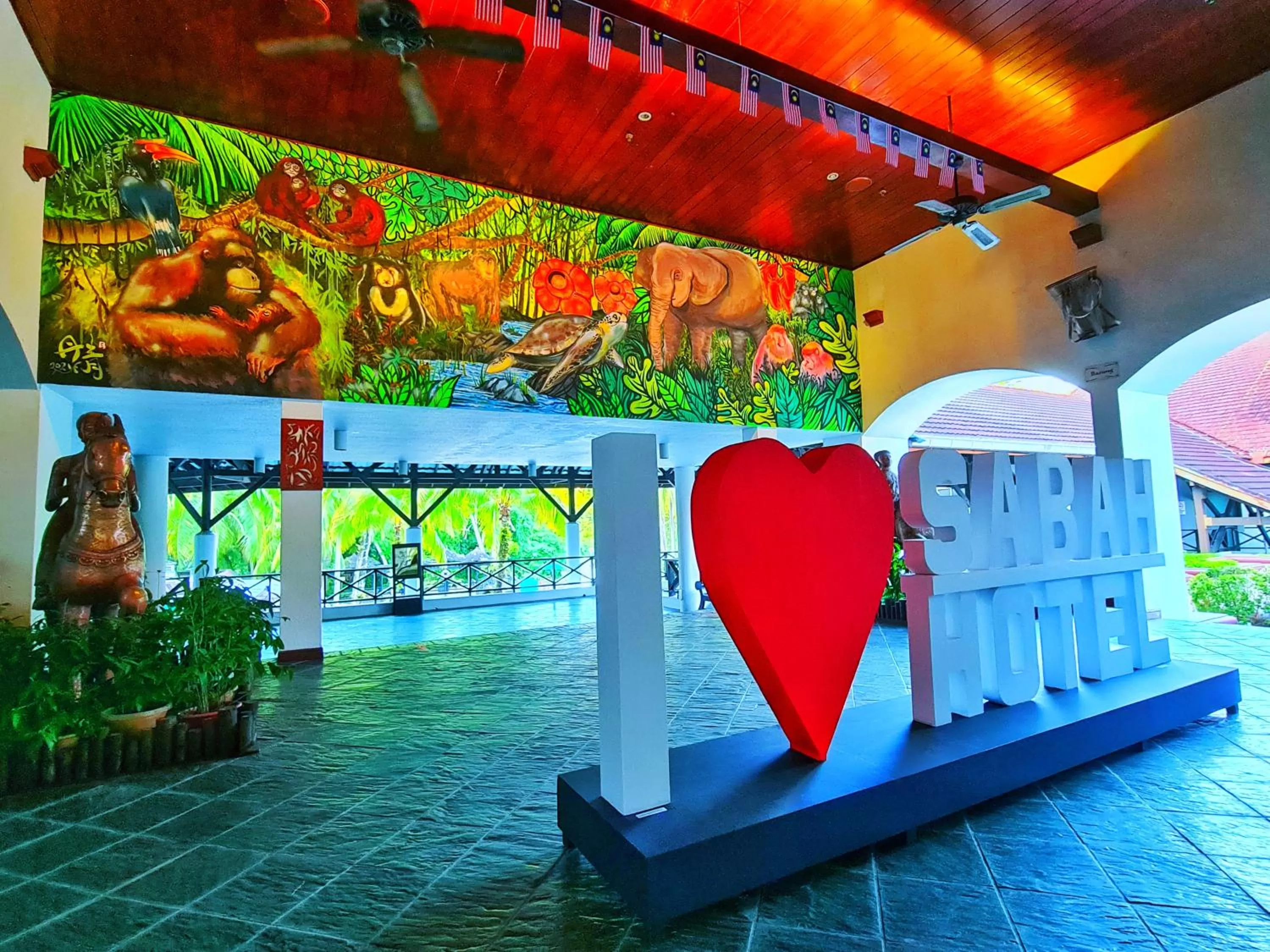 Lobby or reception in Sabah Hotel