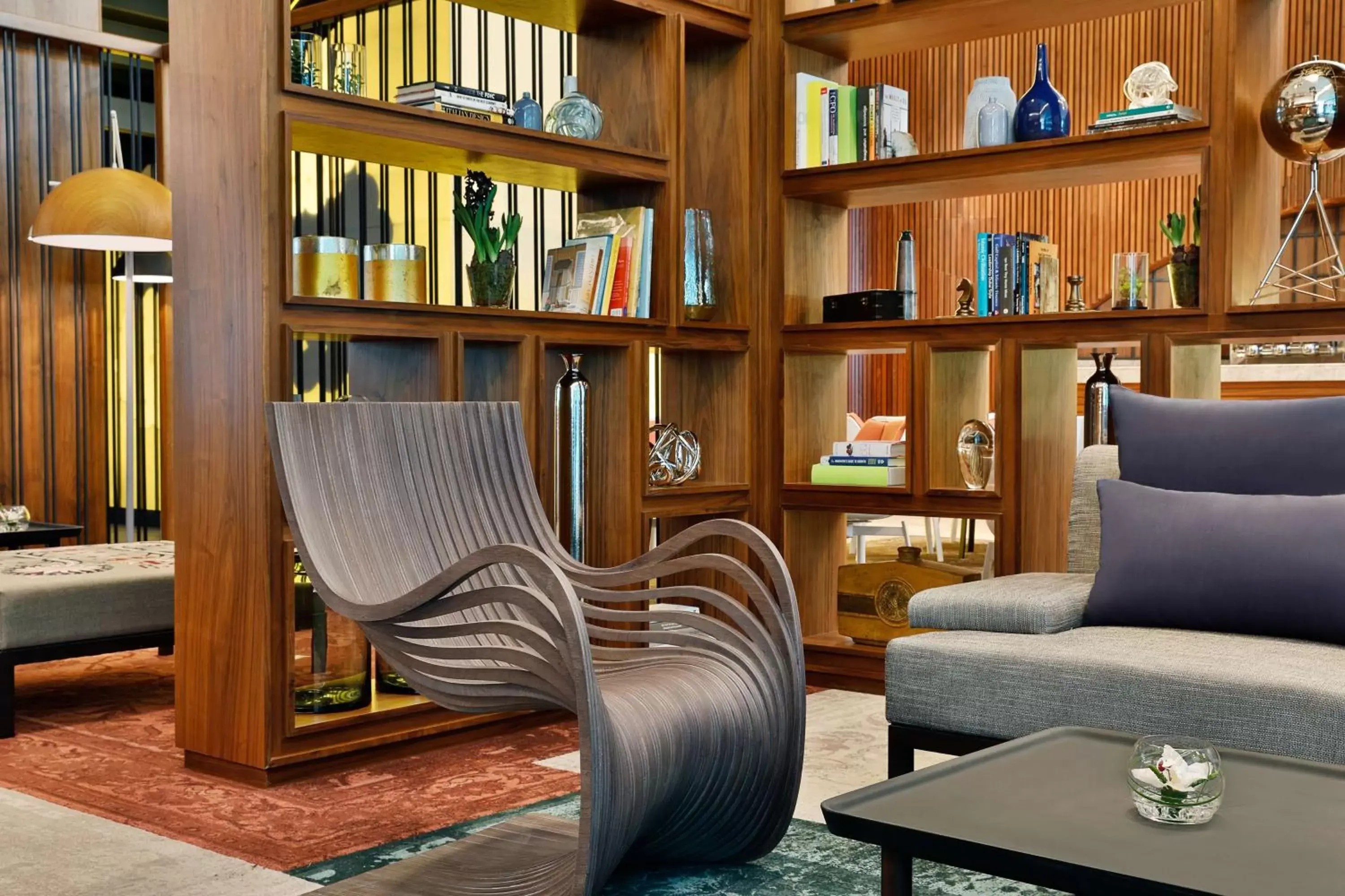 Lobby or reception, Library in DoubleTree by Hilton Dubai - Business Bay