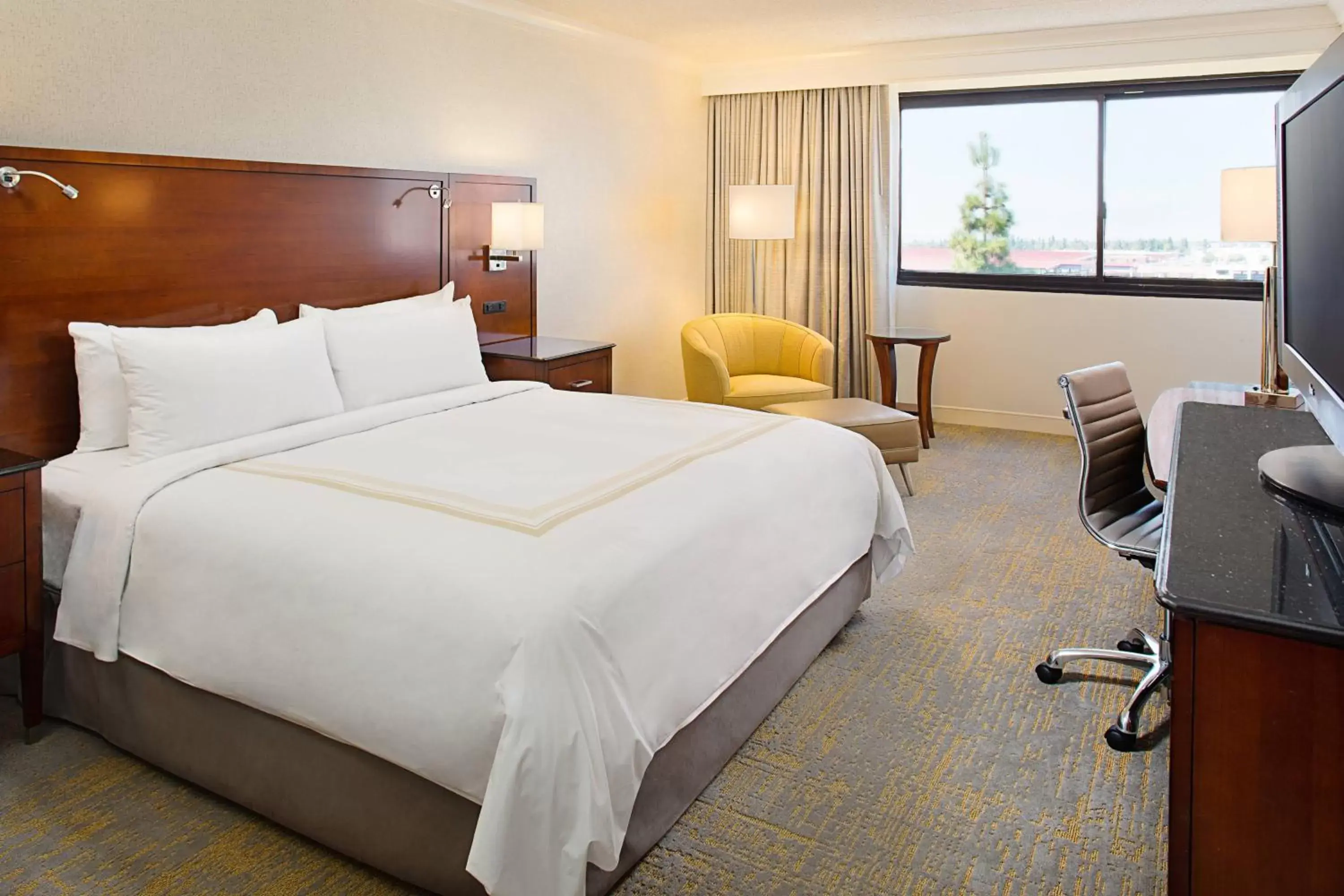Photo of the whole room, Bed in Los Angeles Marriott Burbank Airport