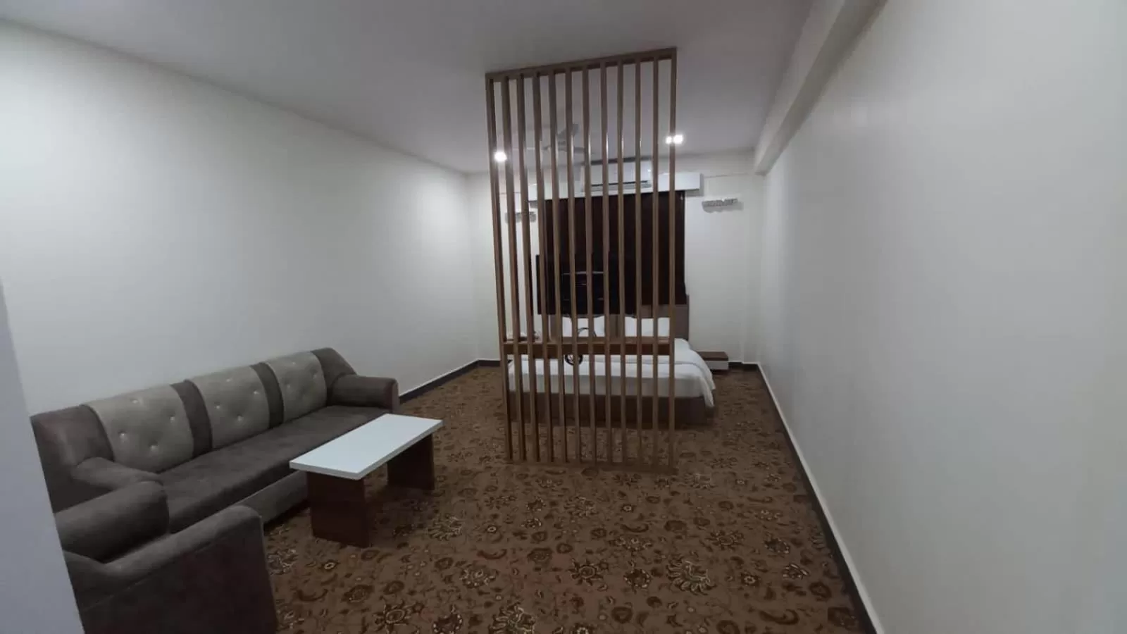 Seating area in Hotel Jurkis, Kolhapur