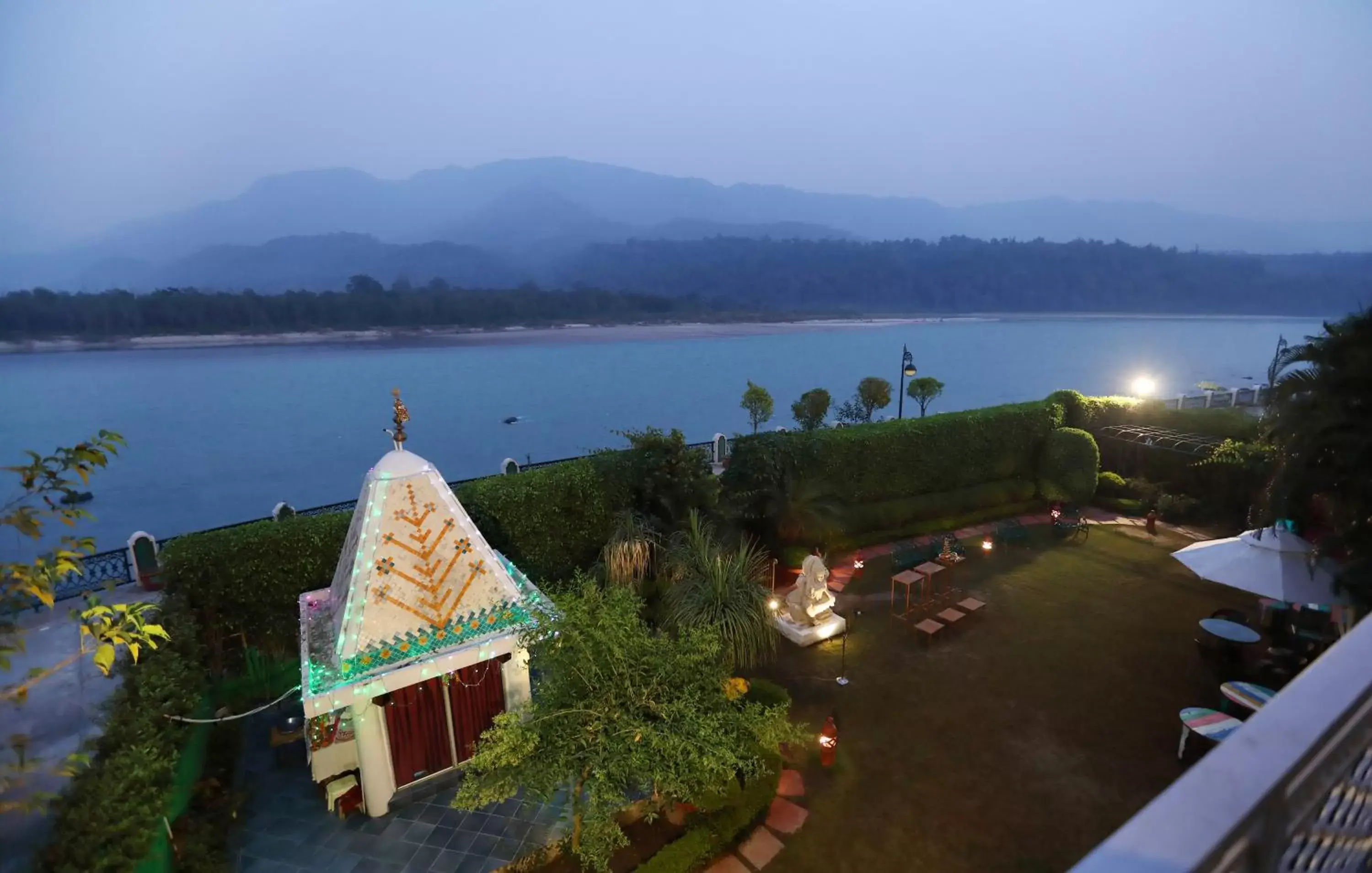 Natural landscape, River View in GANGA KINARE- A Riverside Boutique Resort, Rishikesh