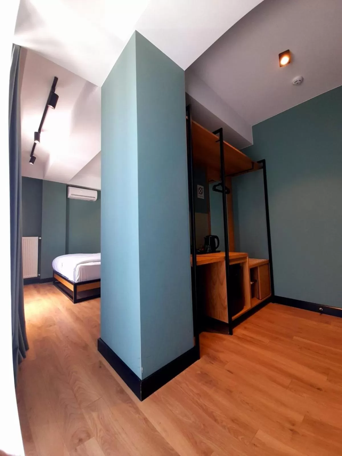 Living room, Bed in Borjomi Bridge Hotel