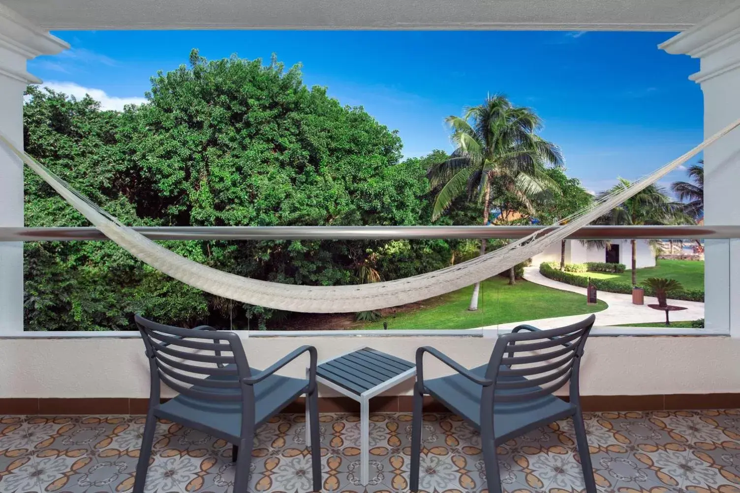 Patio in Hard Rock Hotel Riviera Maya - Hacienda All Inclusive