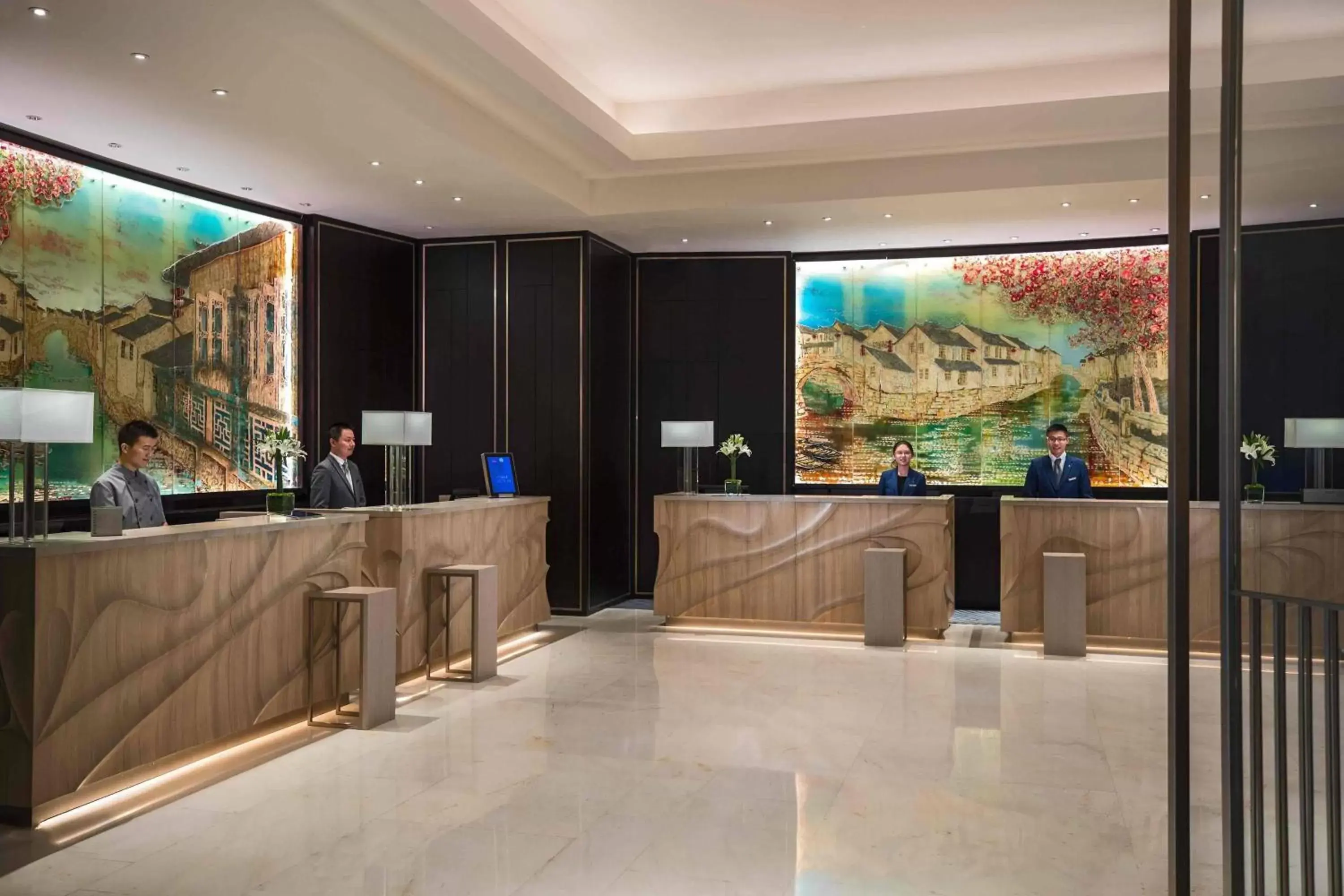 Lobby or reception in Renaissance Suzhou Hotel