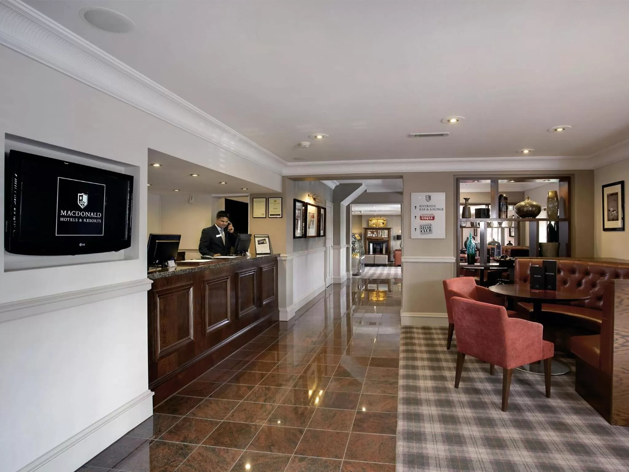 Lobby or reception in Macdonald Tickled Trout Hotel