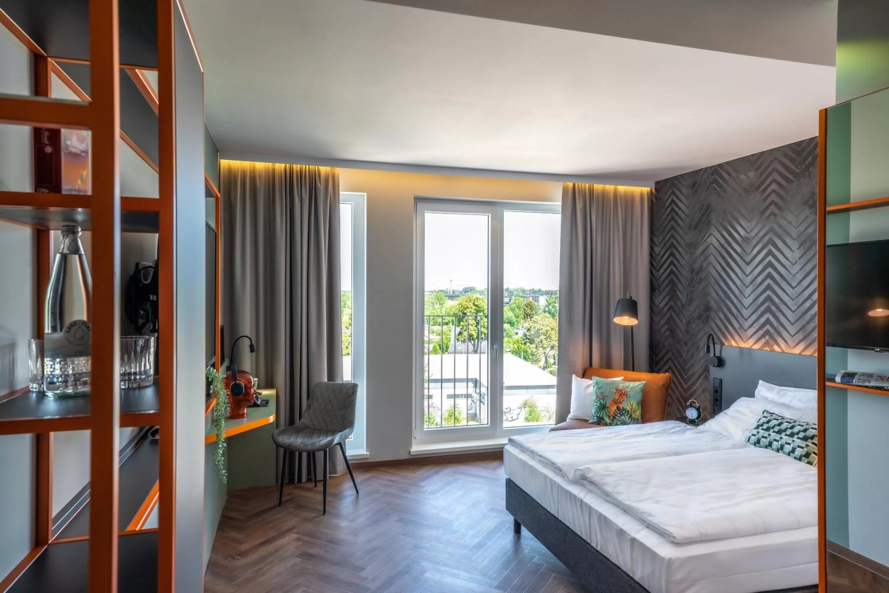 Photo of the whole room, Bed in LOGINN Hotel Berlin Airport