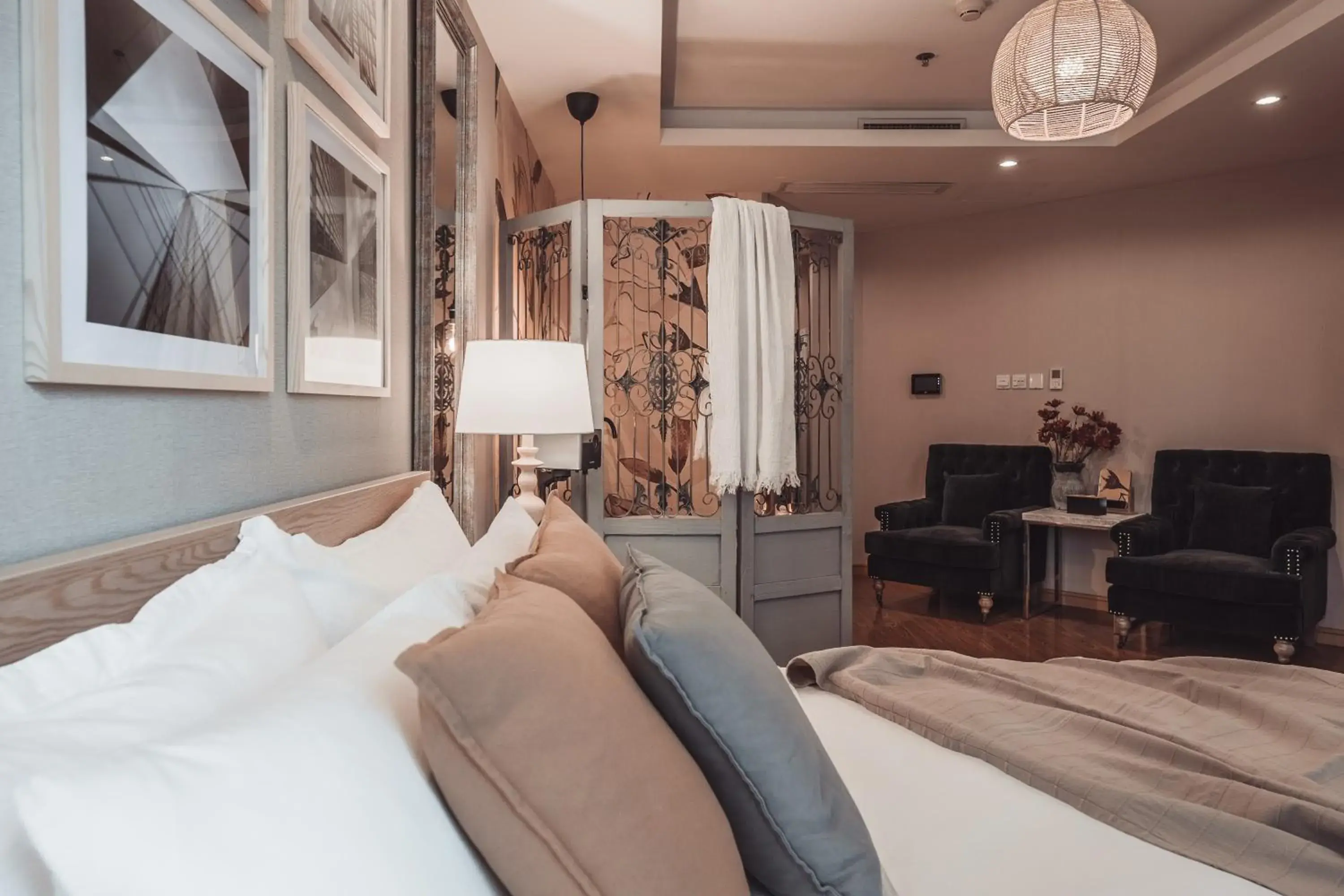 Bed in Tianjin G'apartment - Five Great Avenues