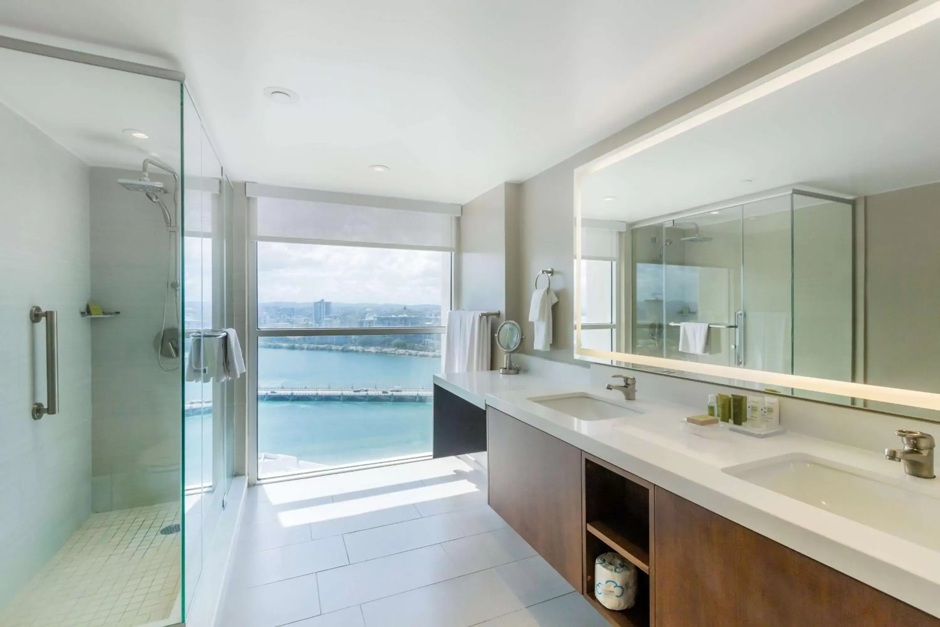 Bathroom in Caribe Hilton
