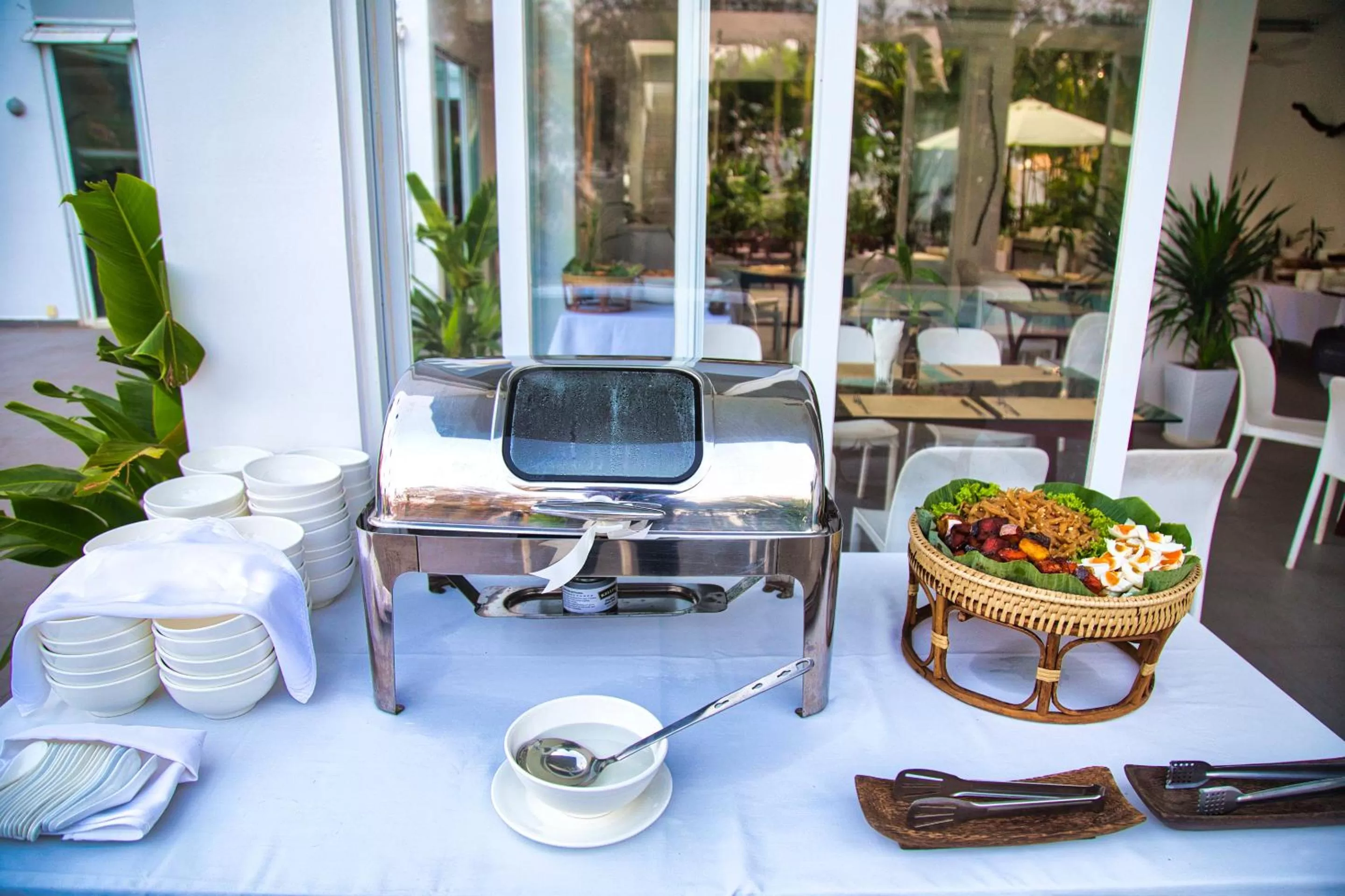 Buffet breakfast in Naiya Sea Resort