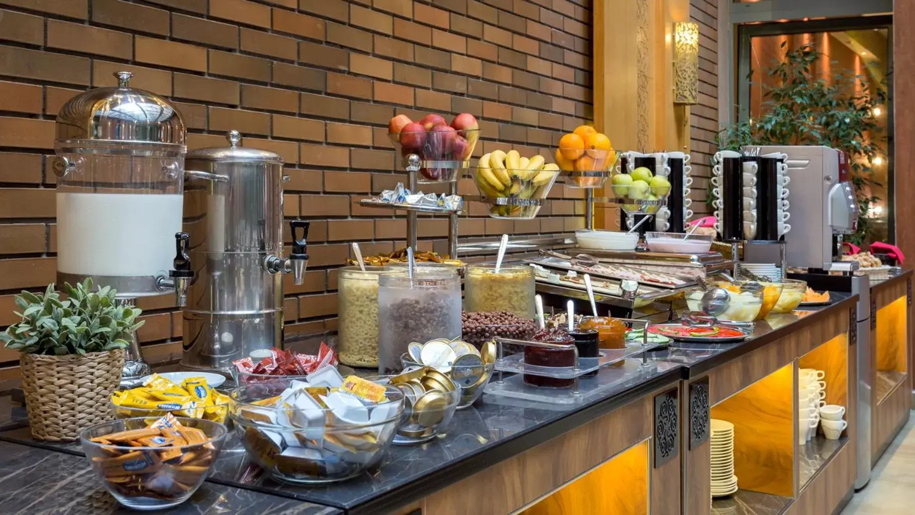 Buffet breakfast, Food in Marmara Hotel Budapest