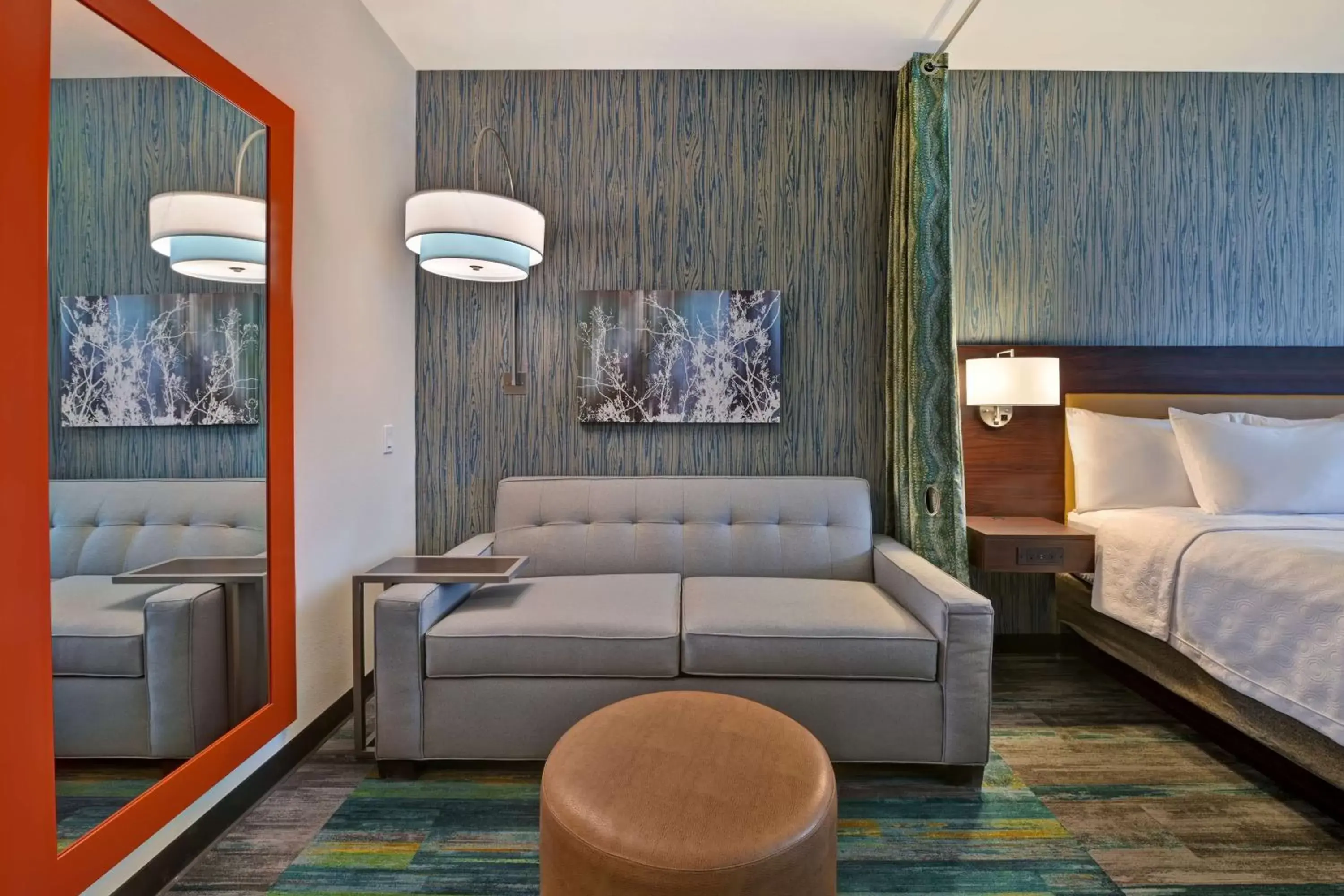 Living room, Bed in Home2 Suites By Hilton Atascadero, Ca Living room, Bed in Home2 Suites By Hilton Atascadero, Ca