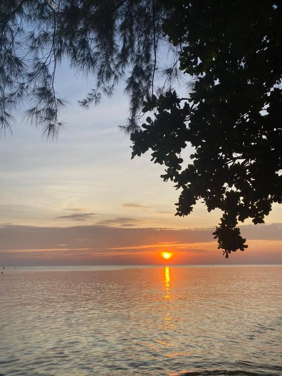 Sunset in Coco Palm Beach Resort