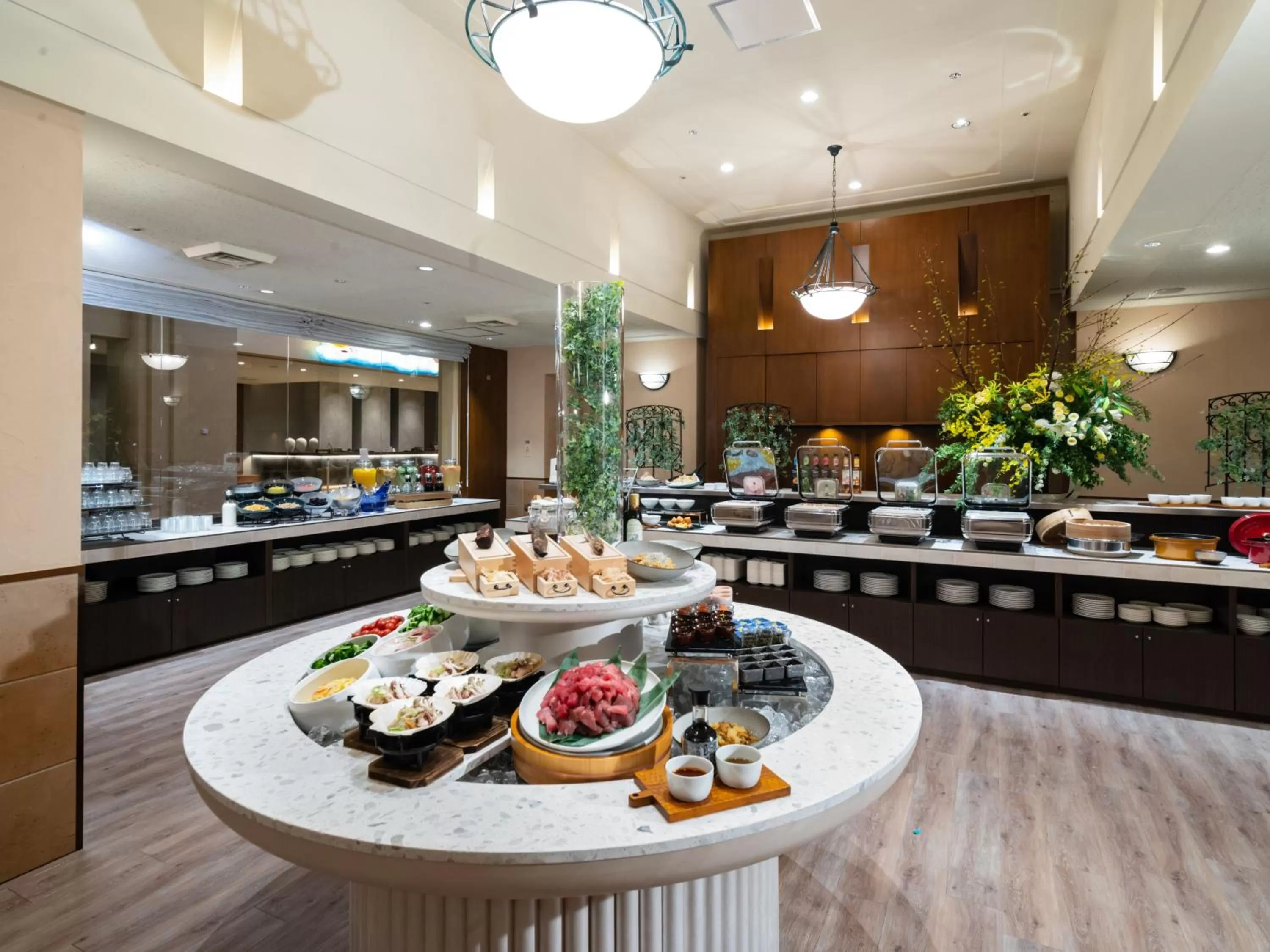 Buffet breakfast in ART HOTEL Aomori