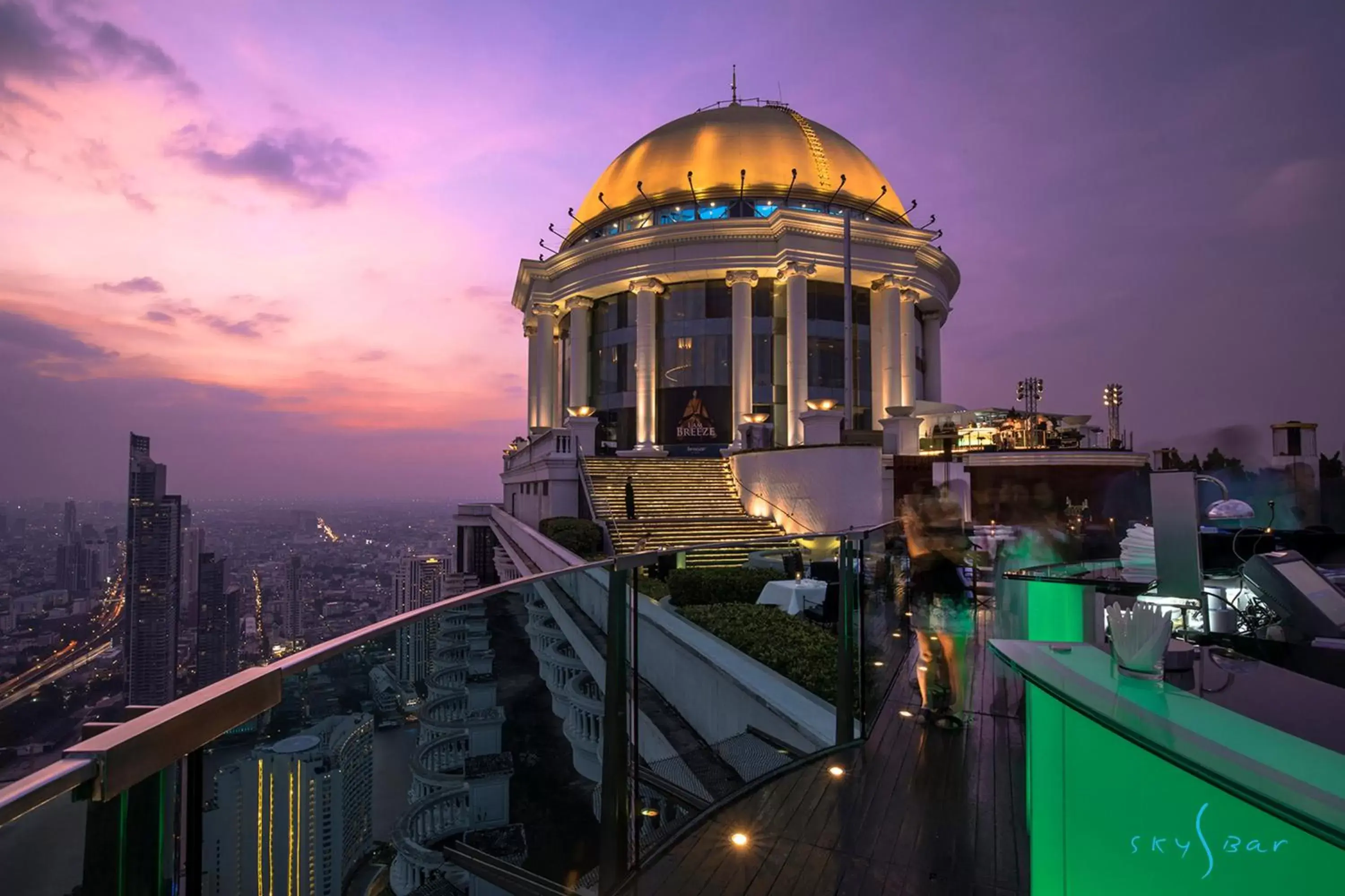 City view in Tower Club at lebua