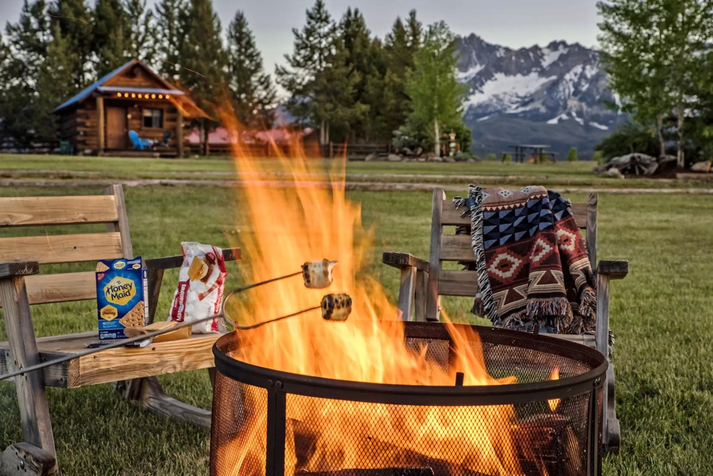 Property building in Triangle C Cabins