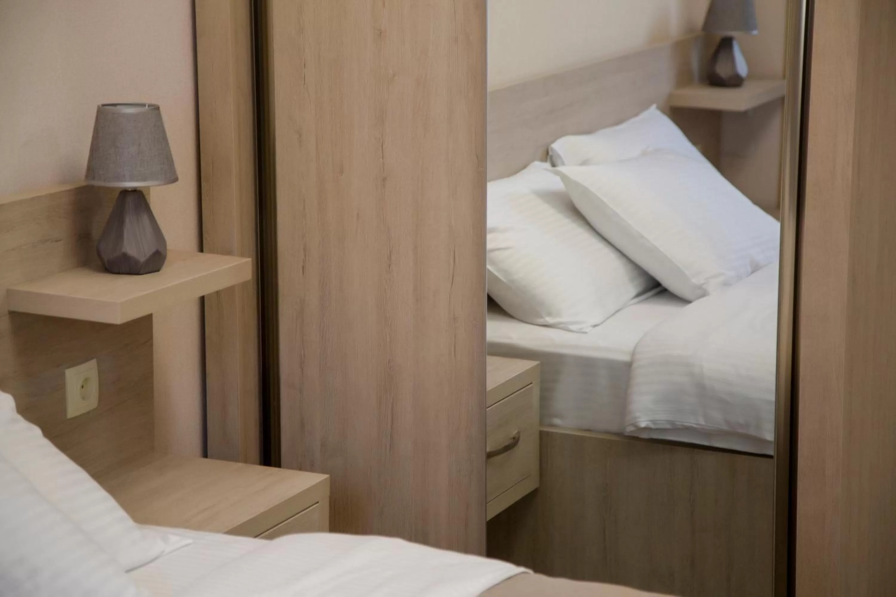 Bed in Family Hotel Triston