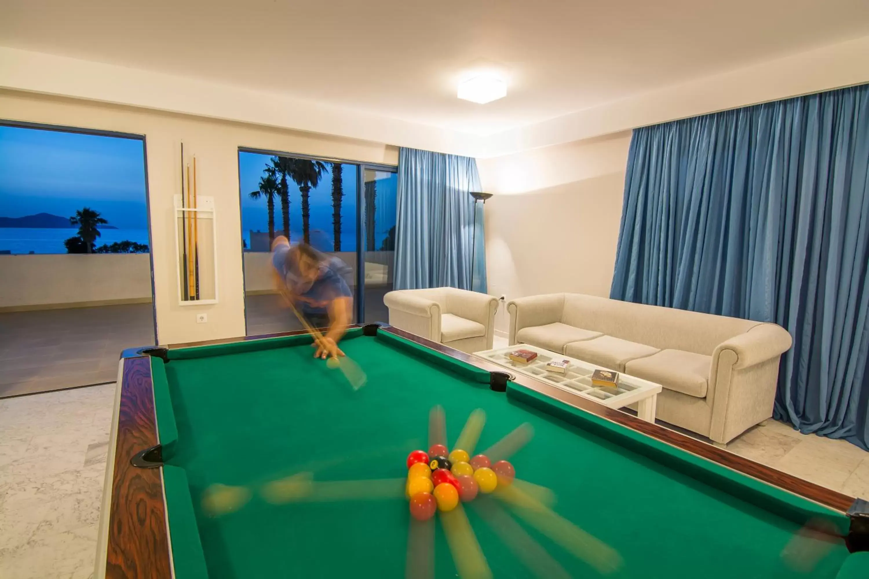 Billiard, Billiards in The Aeolos Beach Hotel