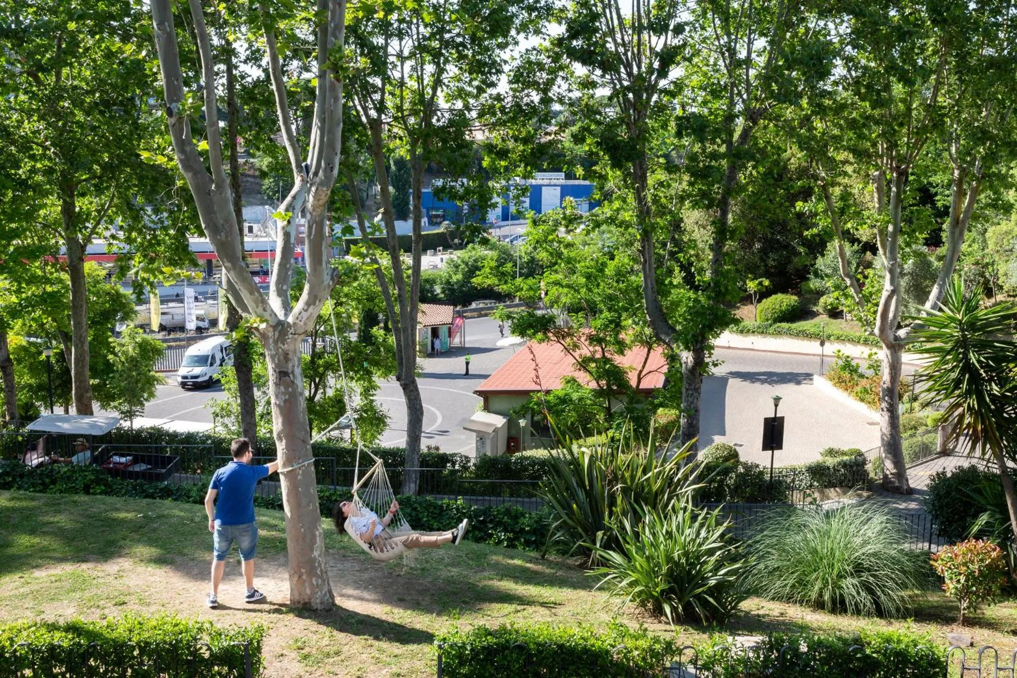 Garden in hu Roma Camping In Town