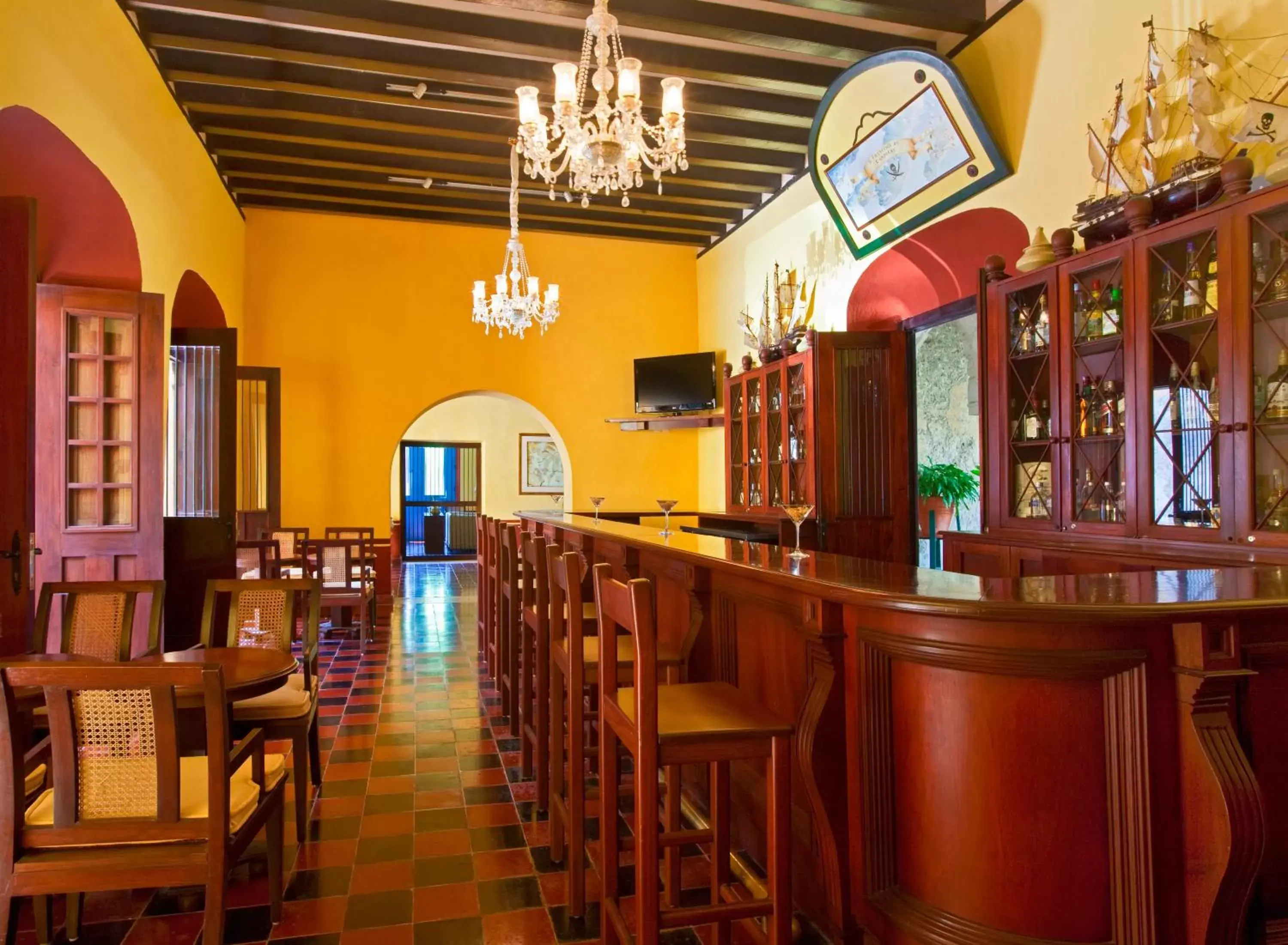 Lounge or bar in Hacienda Campeche