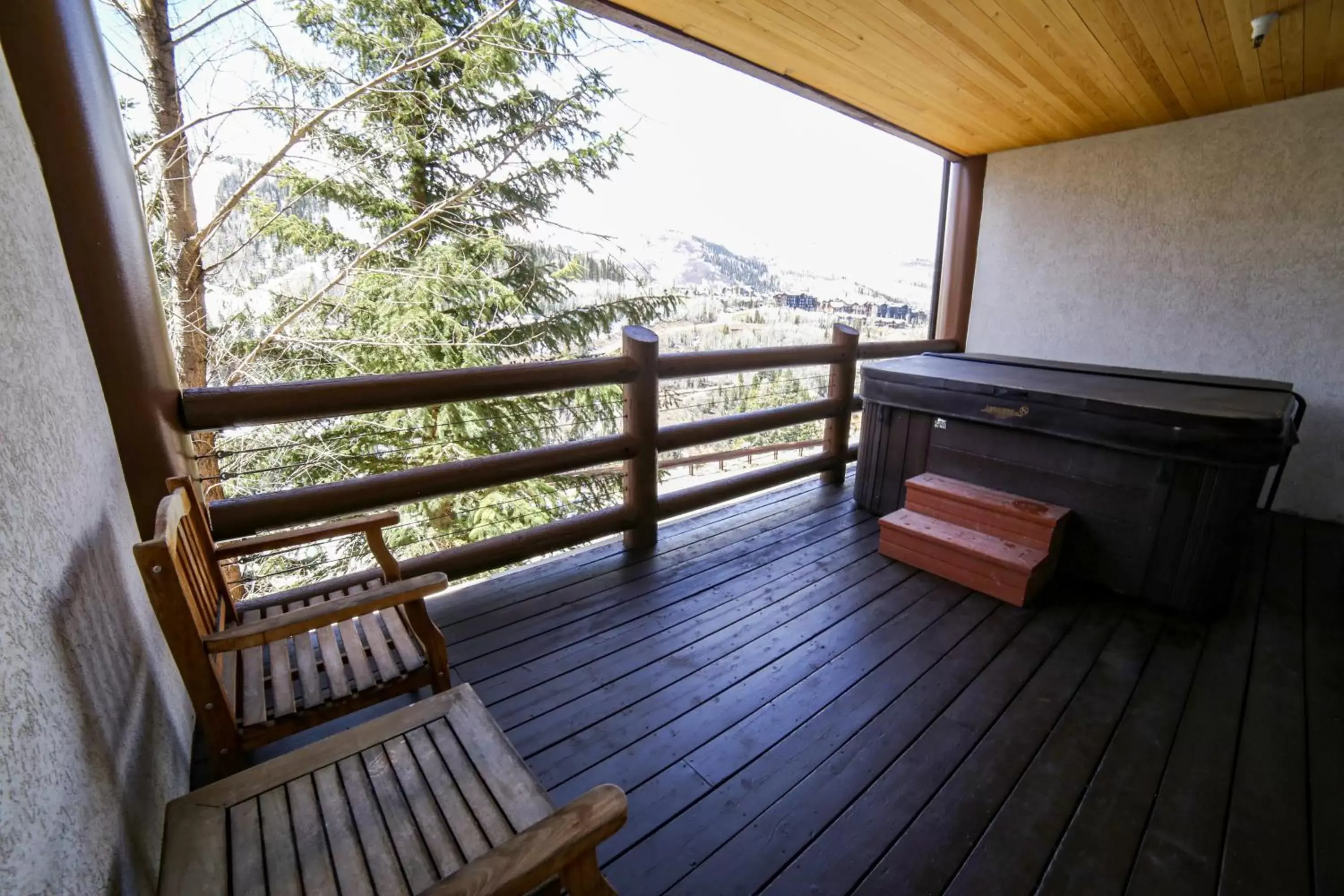 Hot Tub, Balcony/Terrace in Stein Eriksen Lodge Deer Valley