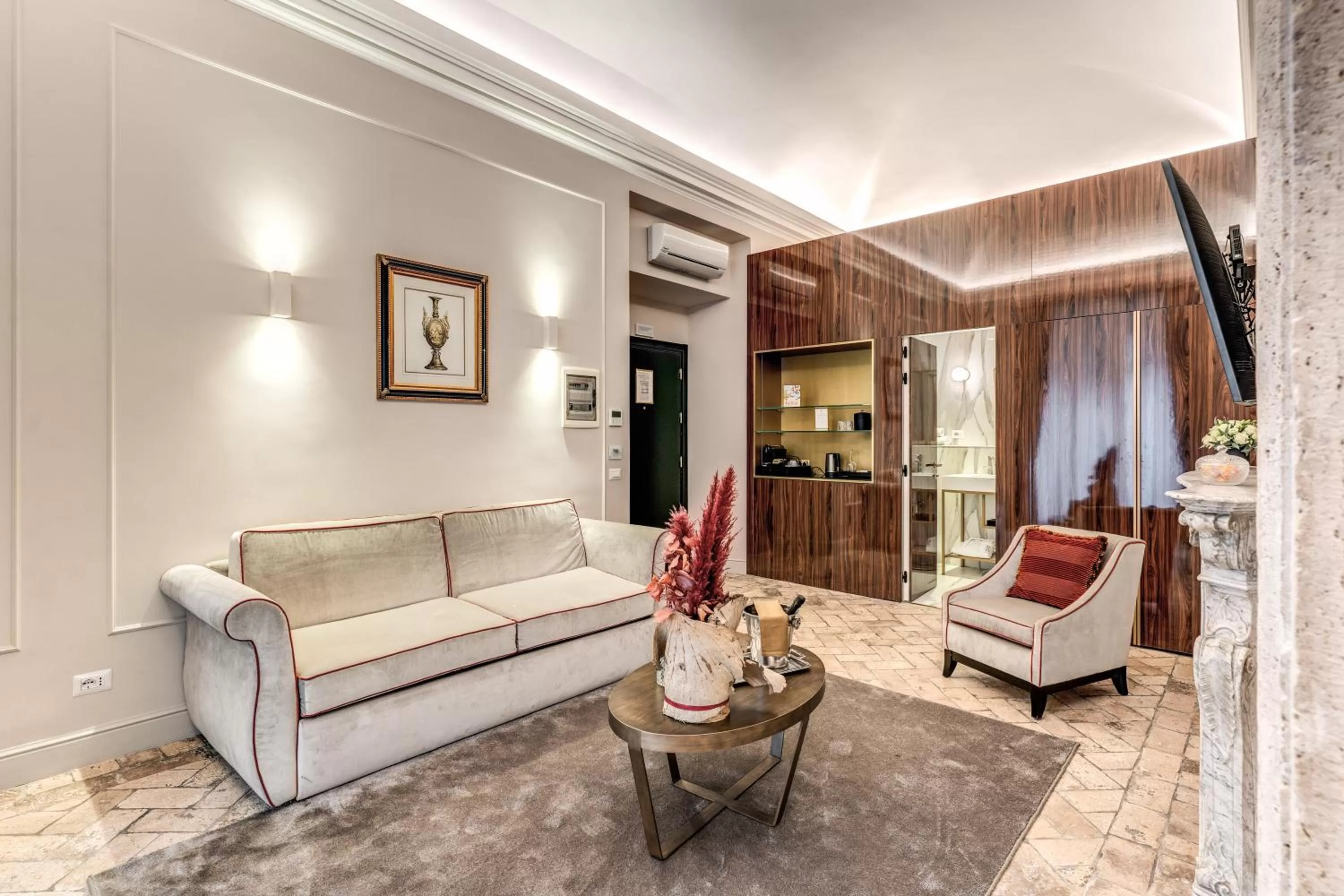 Living room in Eitch Borromini Palazzo Pamphilj