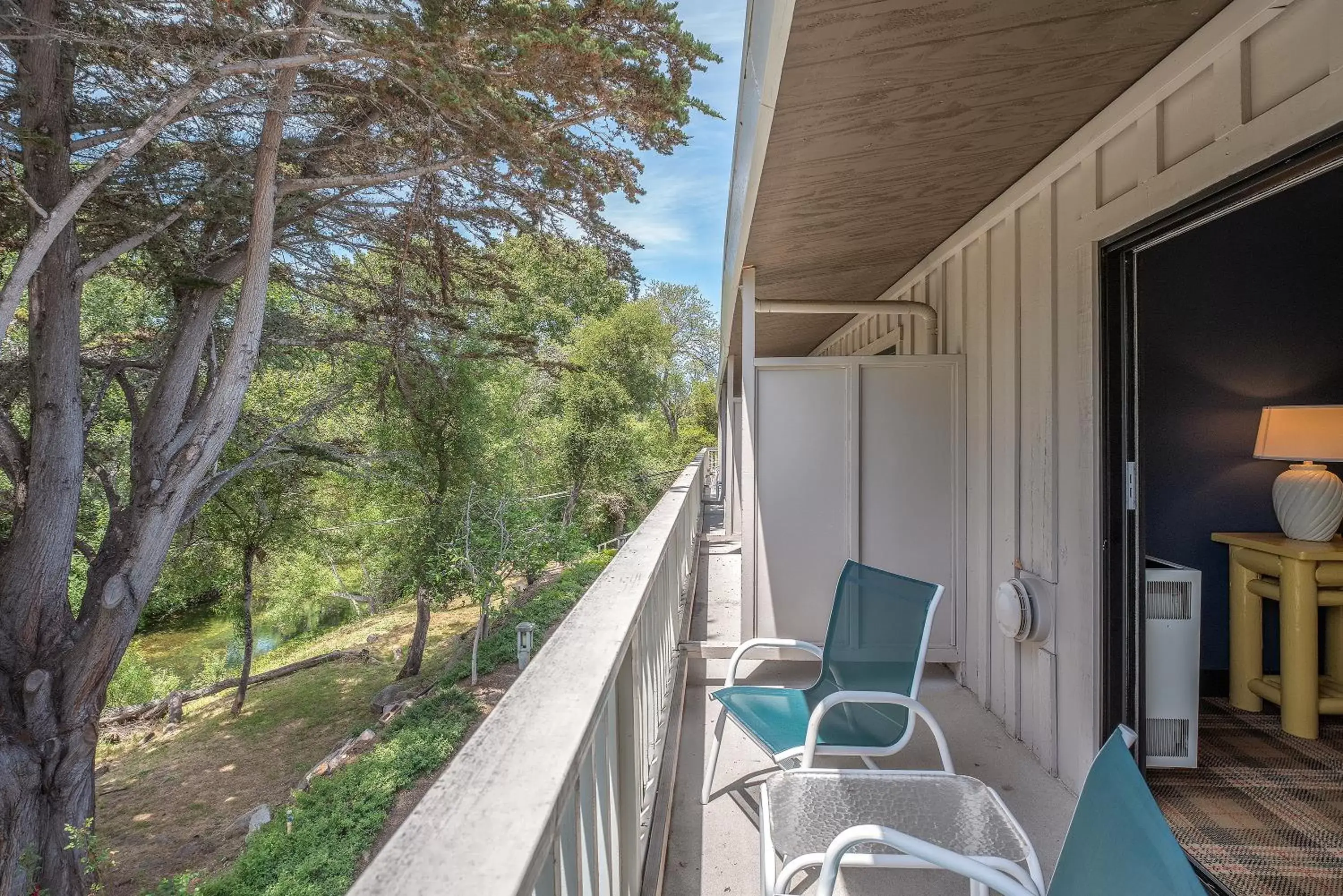 Patio in Carmel River Inn