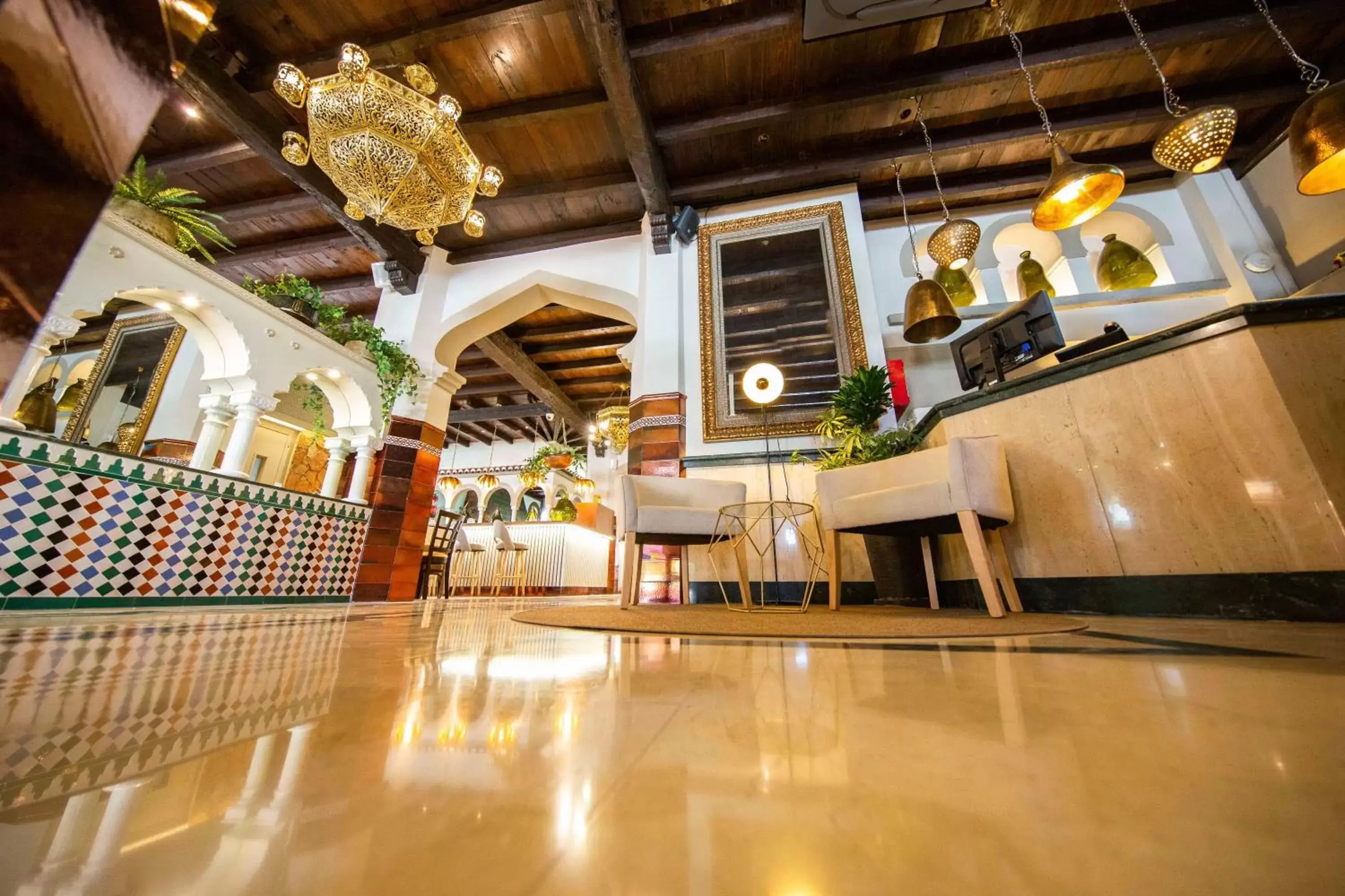 Lobby or reception in Hotel Casablanca