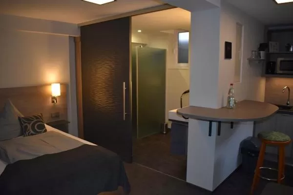 Bed in Hotel Neue Stuben