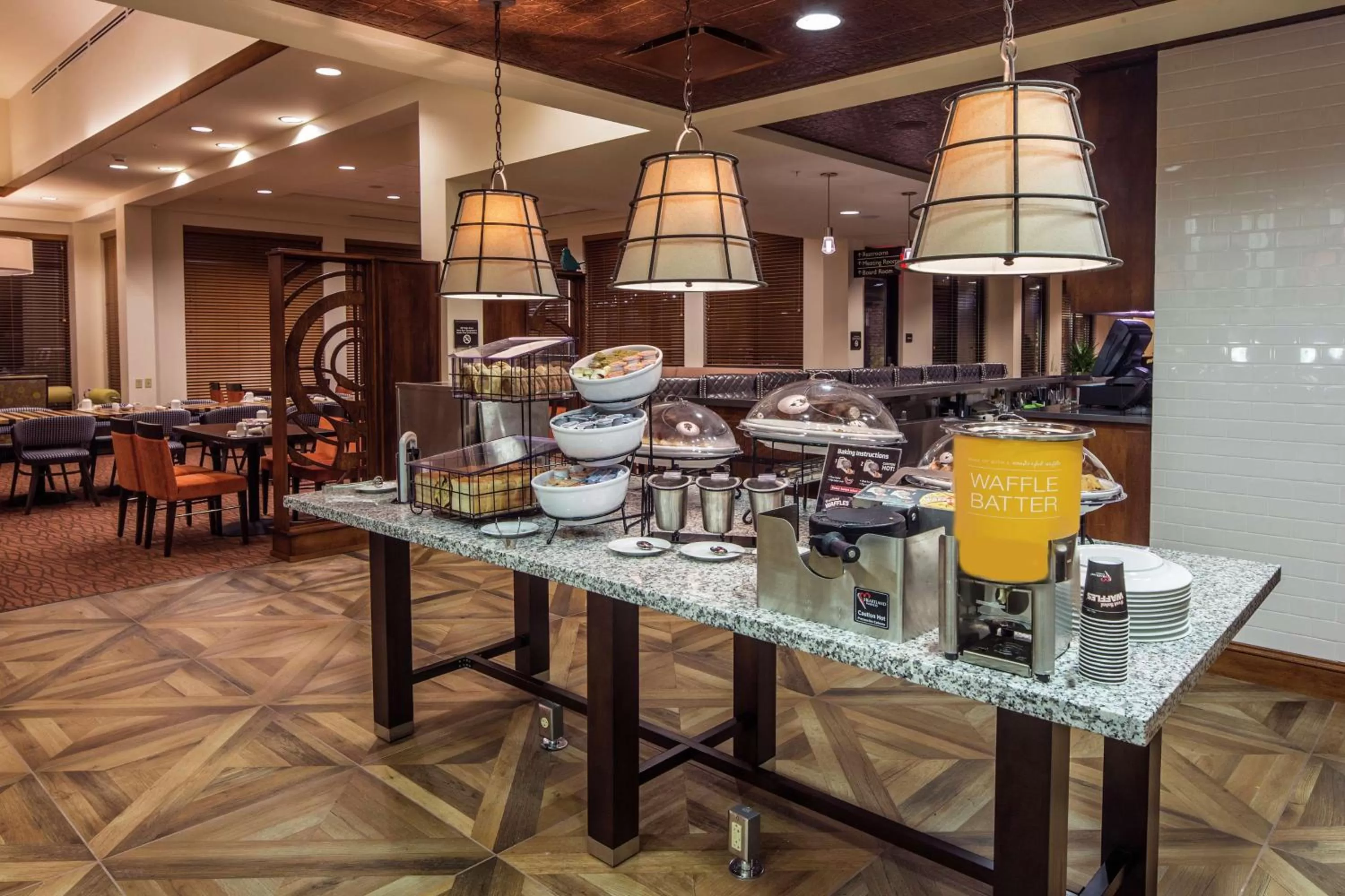 Breakfast in Hilton Garden Inn Uniontown