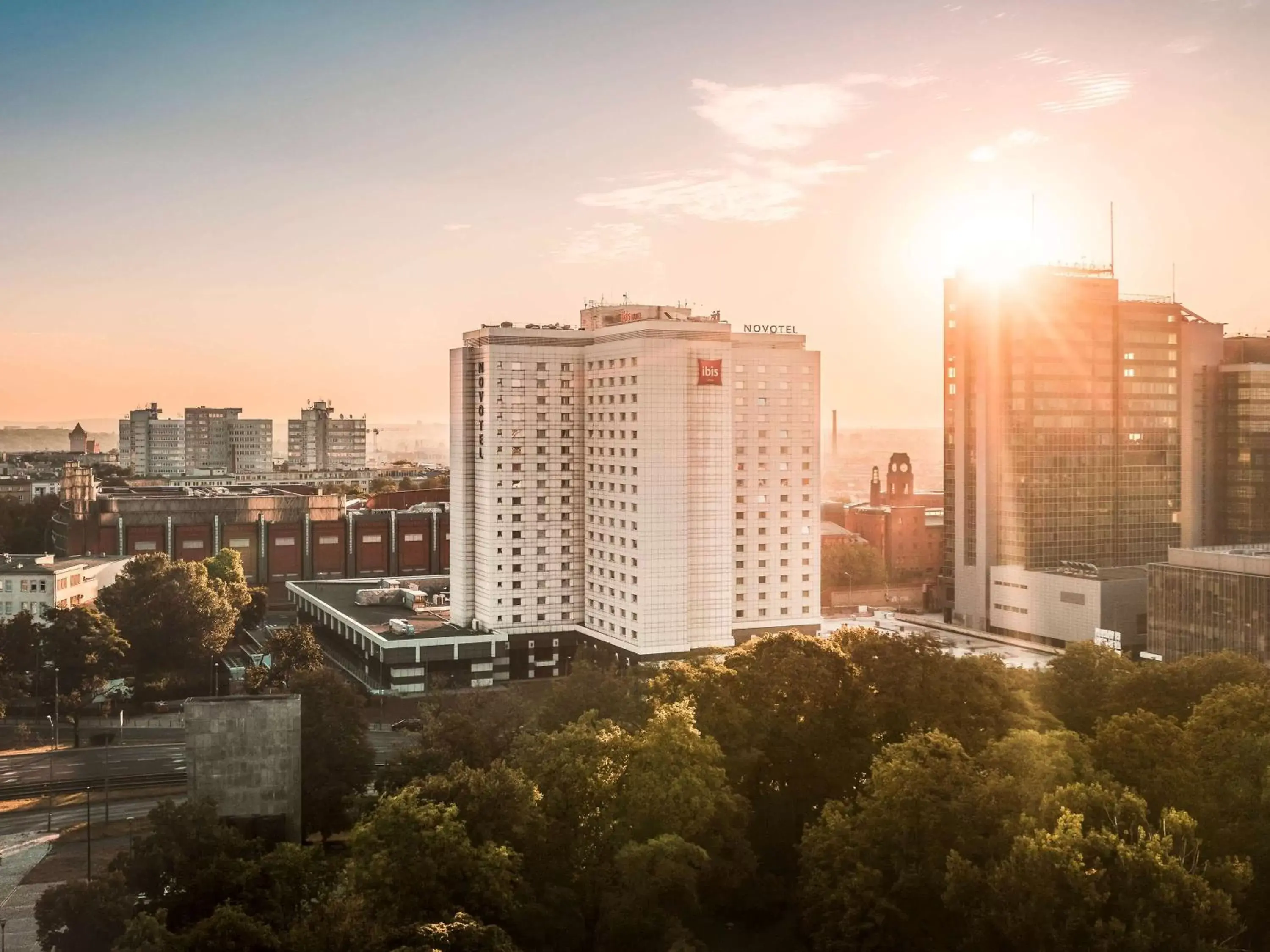 Property building in Novotel Poznan Centrum