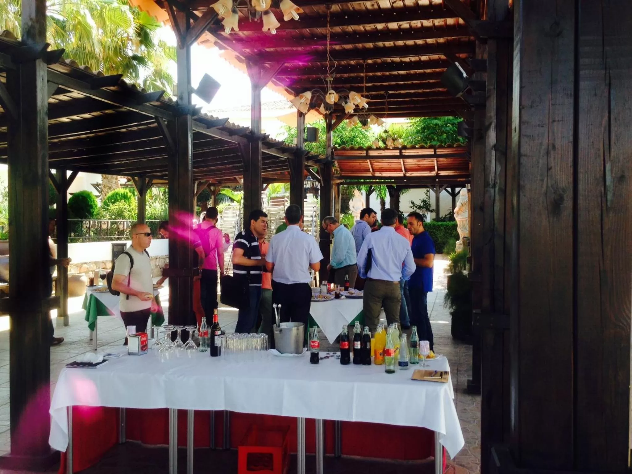group of guests in Hotel La Carreta