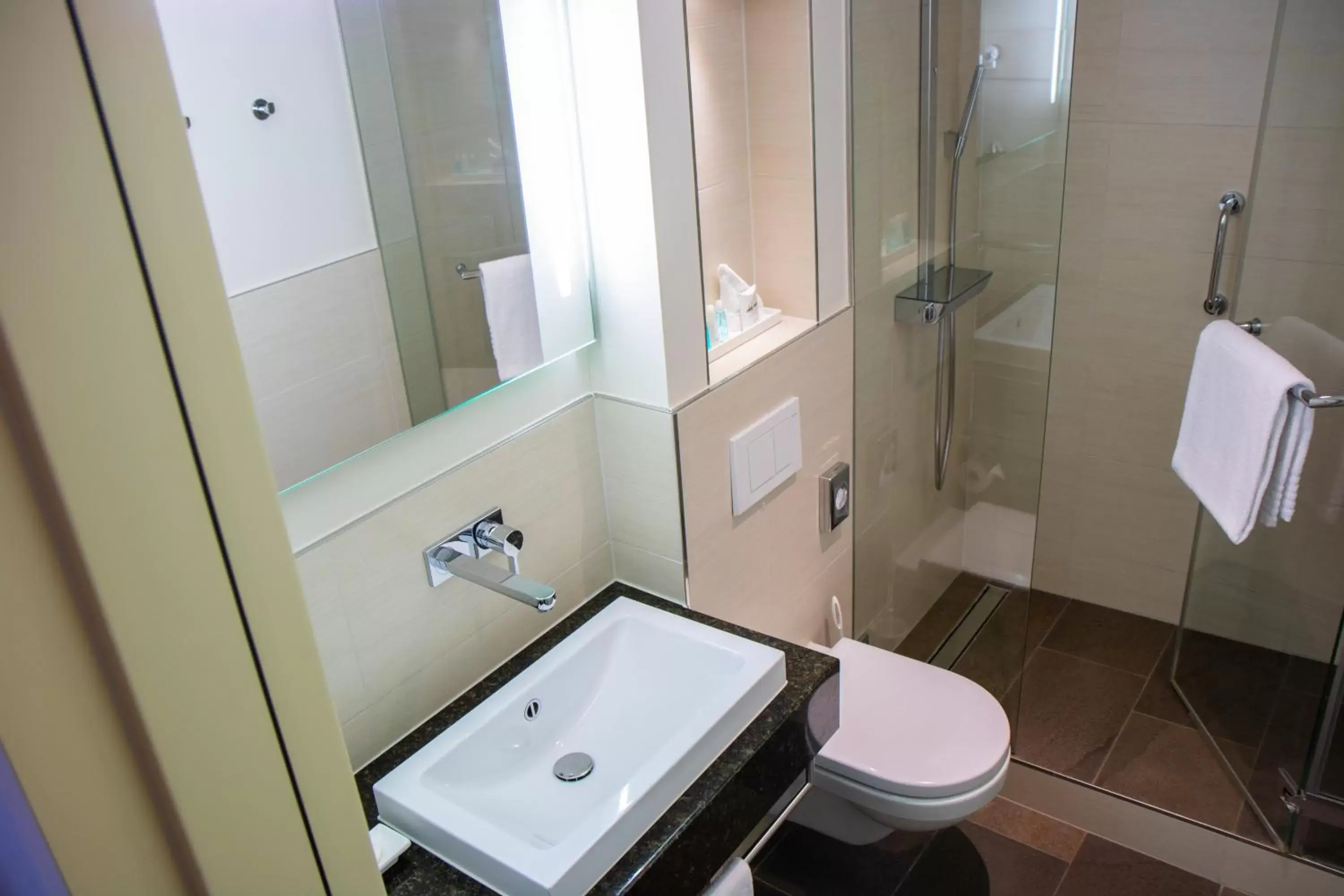 Bathroom in Hotel St.Gotthard