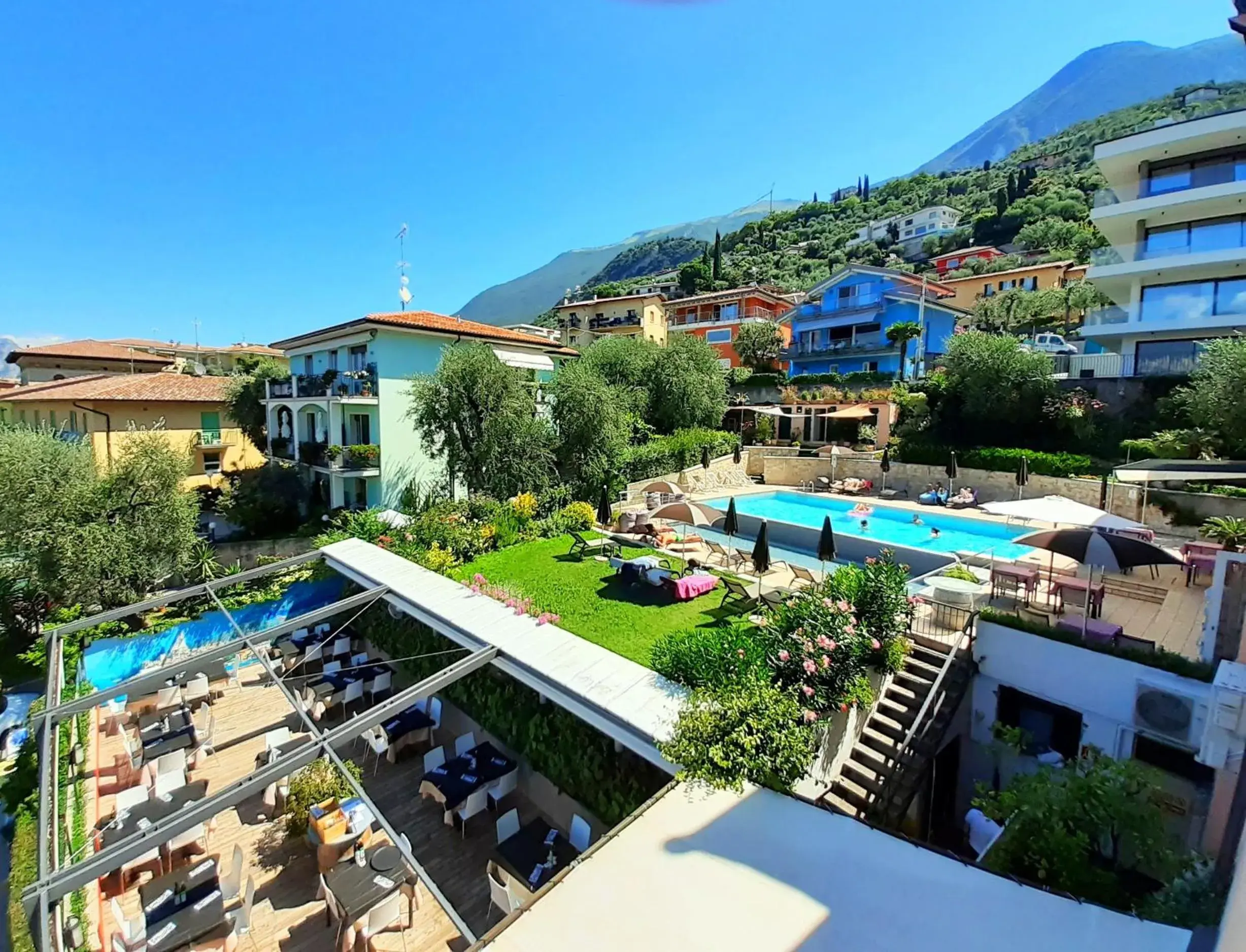Property building, Pool View in Hotel Antonella