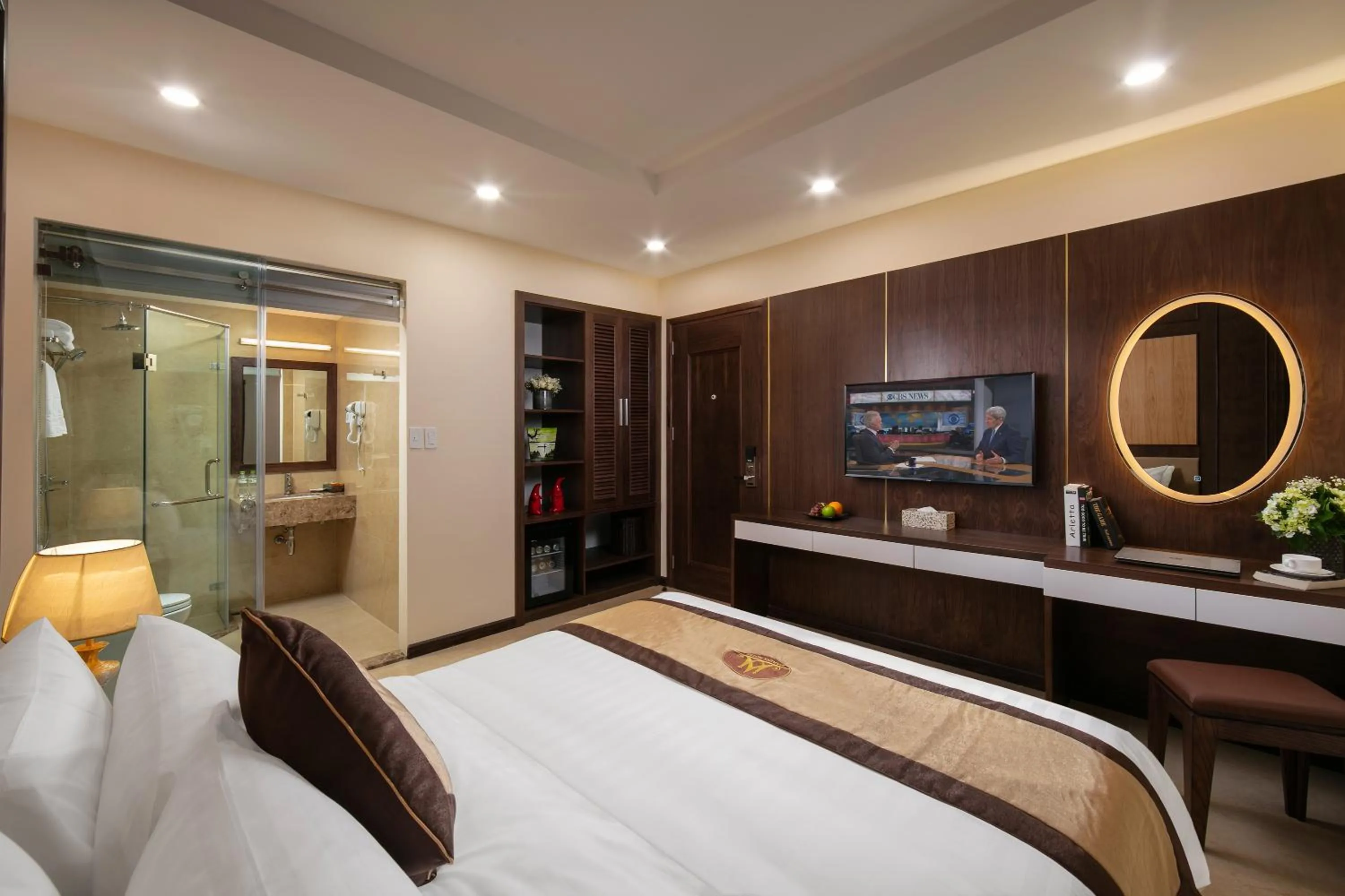 Photo of the whole room, Bed in Marina Hotel Ha Noi