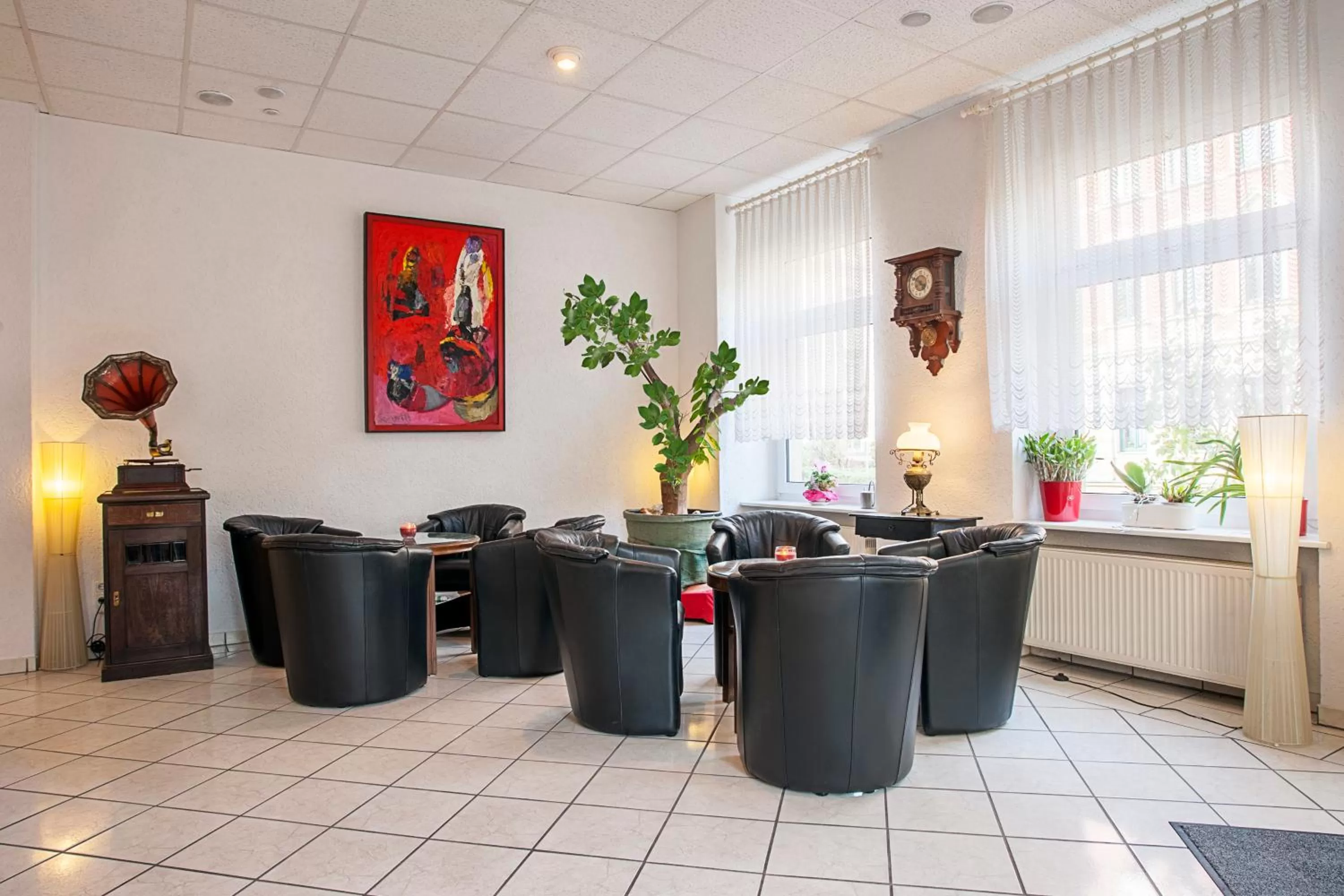 Lobby or reception in Hotel Burgk